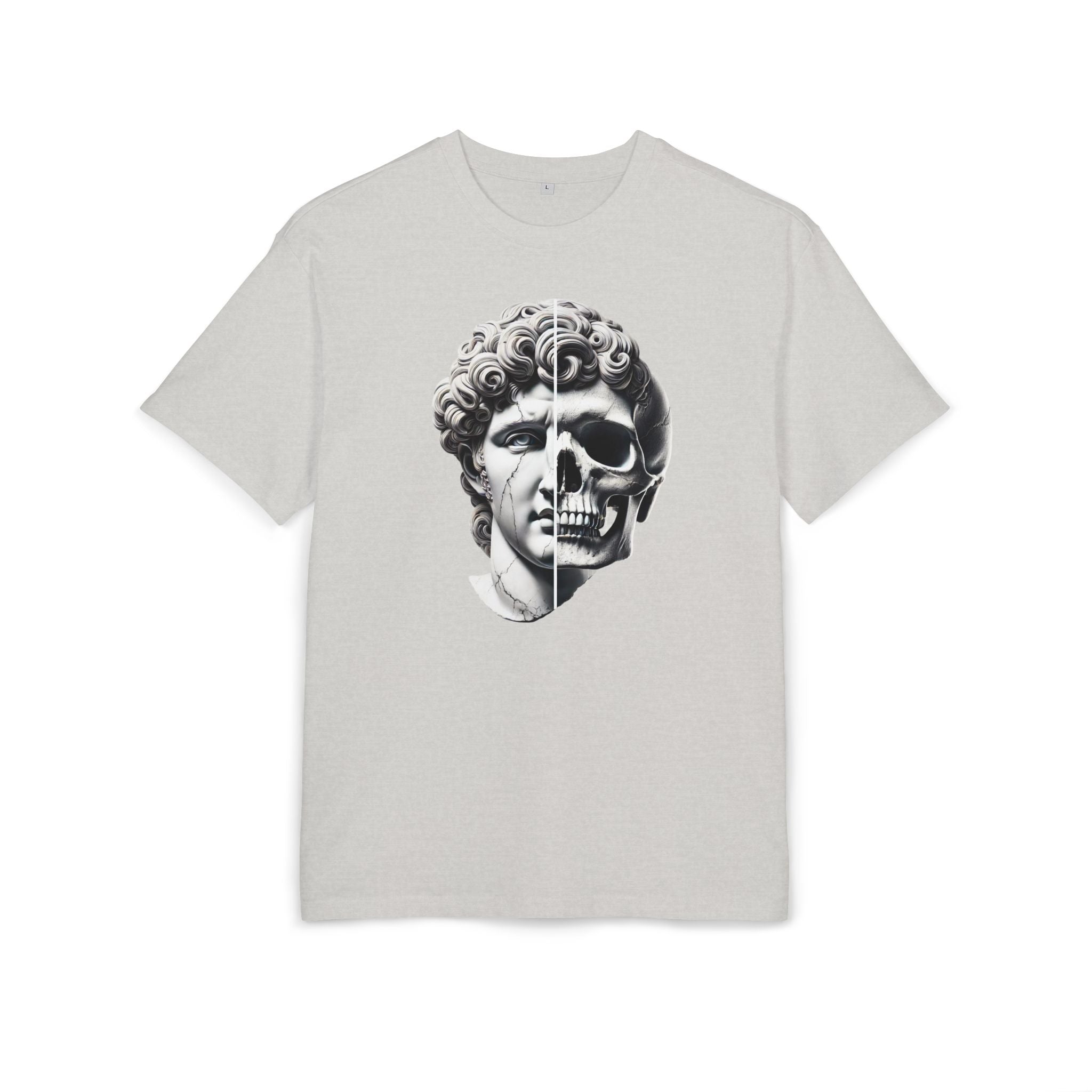 Half Skull Gangsta David Unisex Heavy Oversize Tee