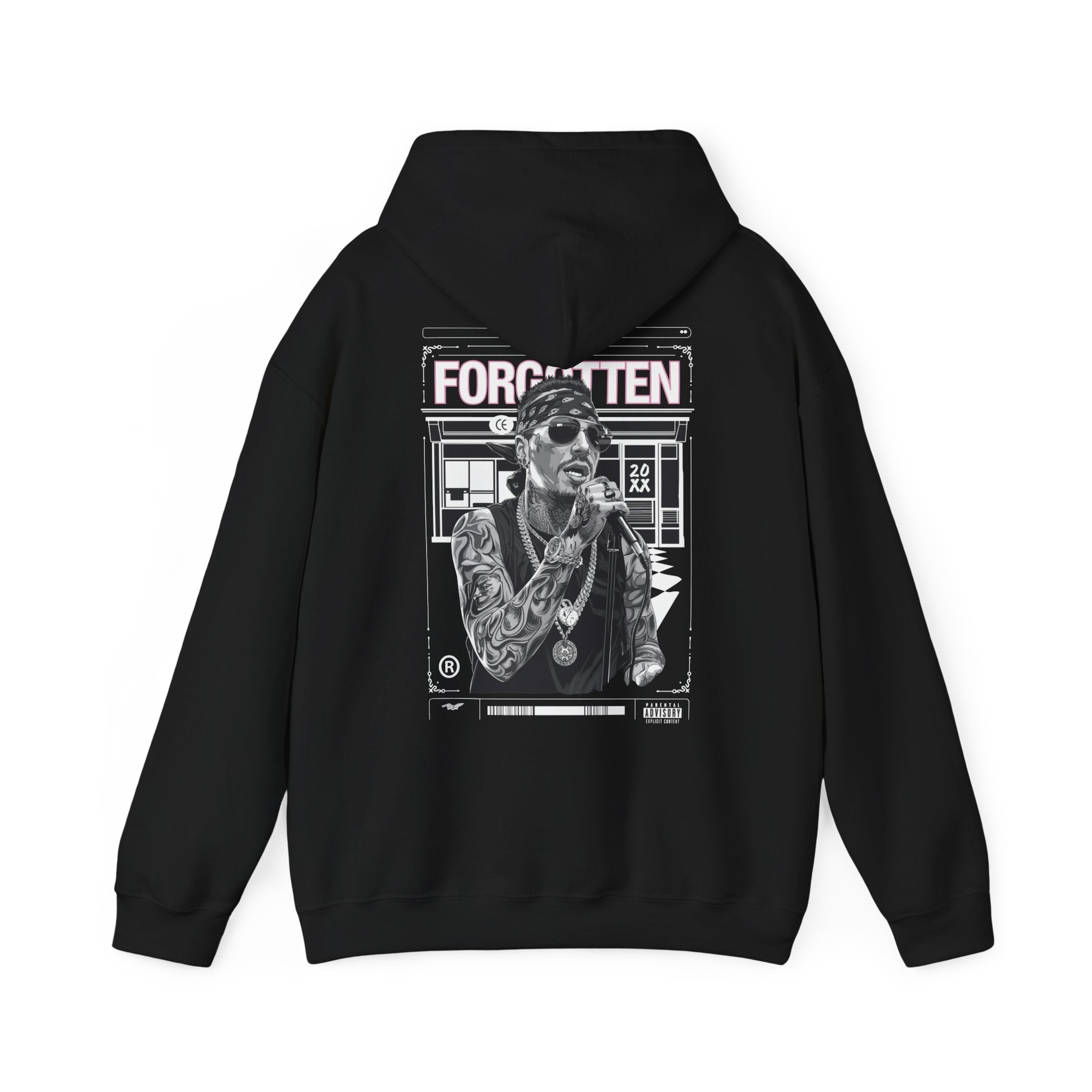 Unisex Heavy Blend™ Hooded Sweatshirt - 'Forgotten' Artwork for Music Lovers