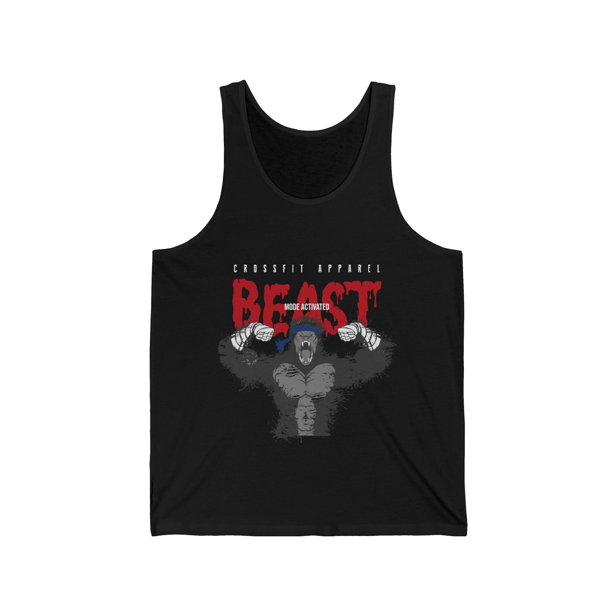 Beast Mode Unisex Jersey Tank - CrossFit Gym Wear