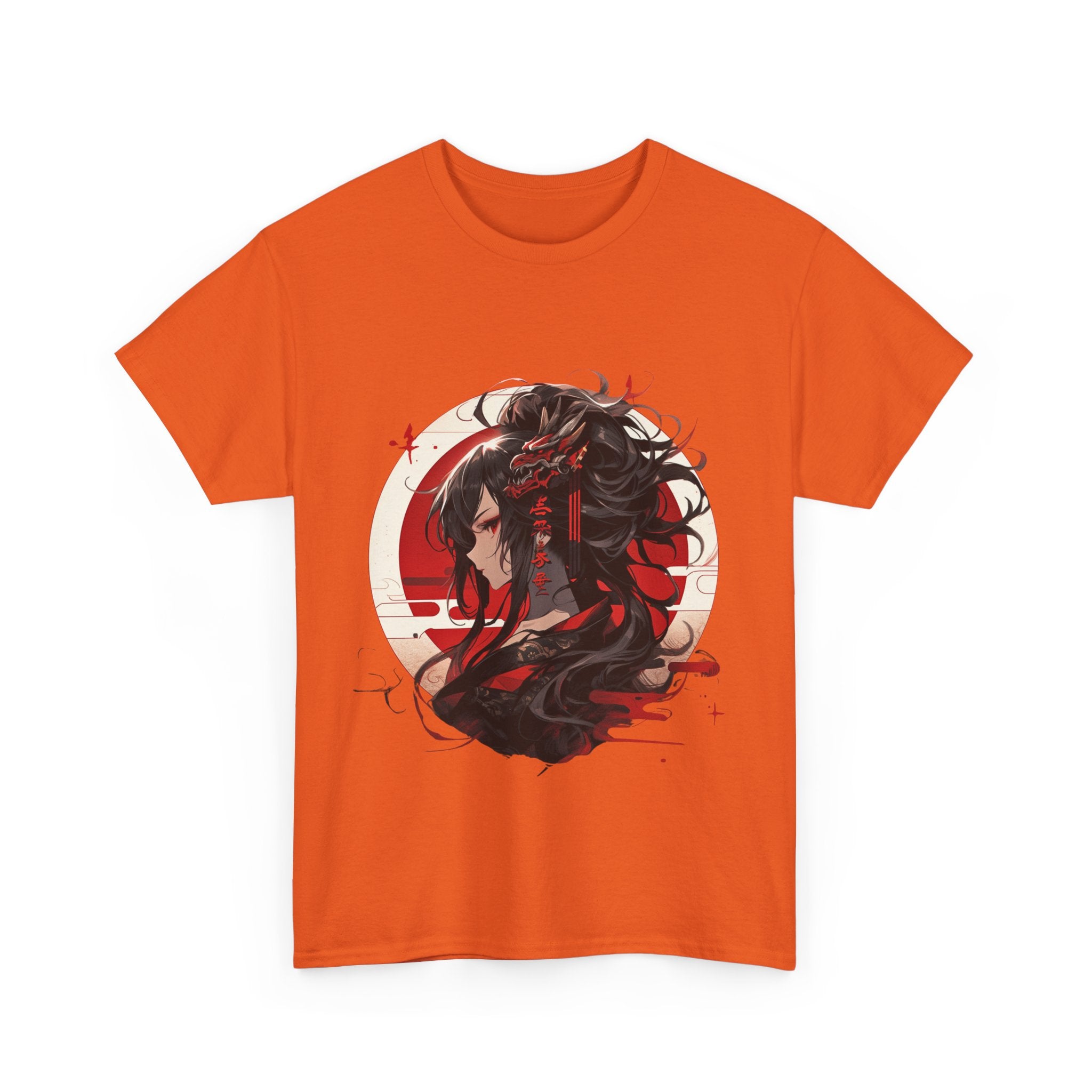 Anime Dragon Girl Unisex Heavy Cotton Tee