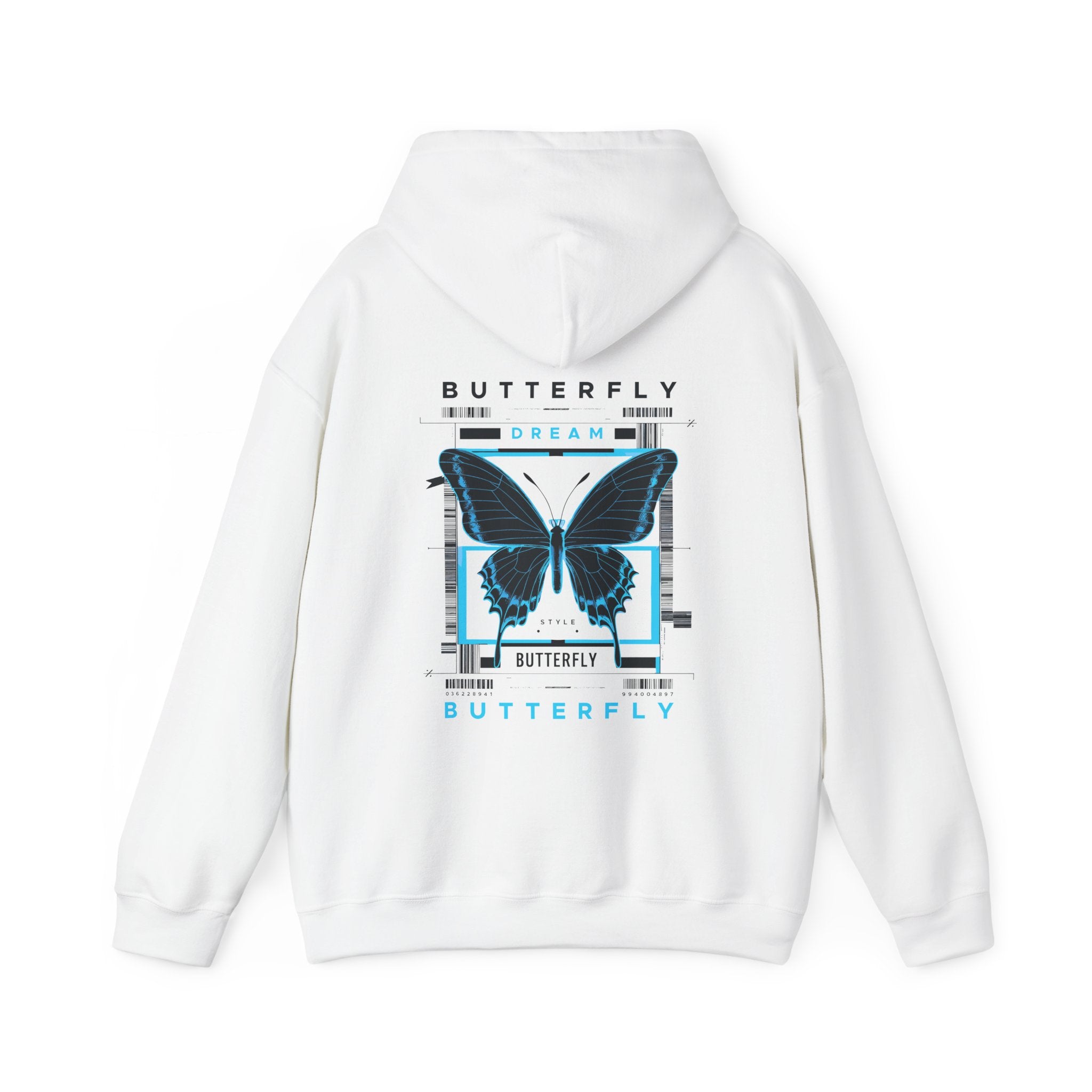 Butterfly Dream Unisex Heavy Blend Hoodie - Artistic Nature Inspired Sweatshirt