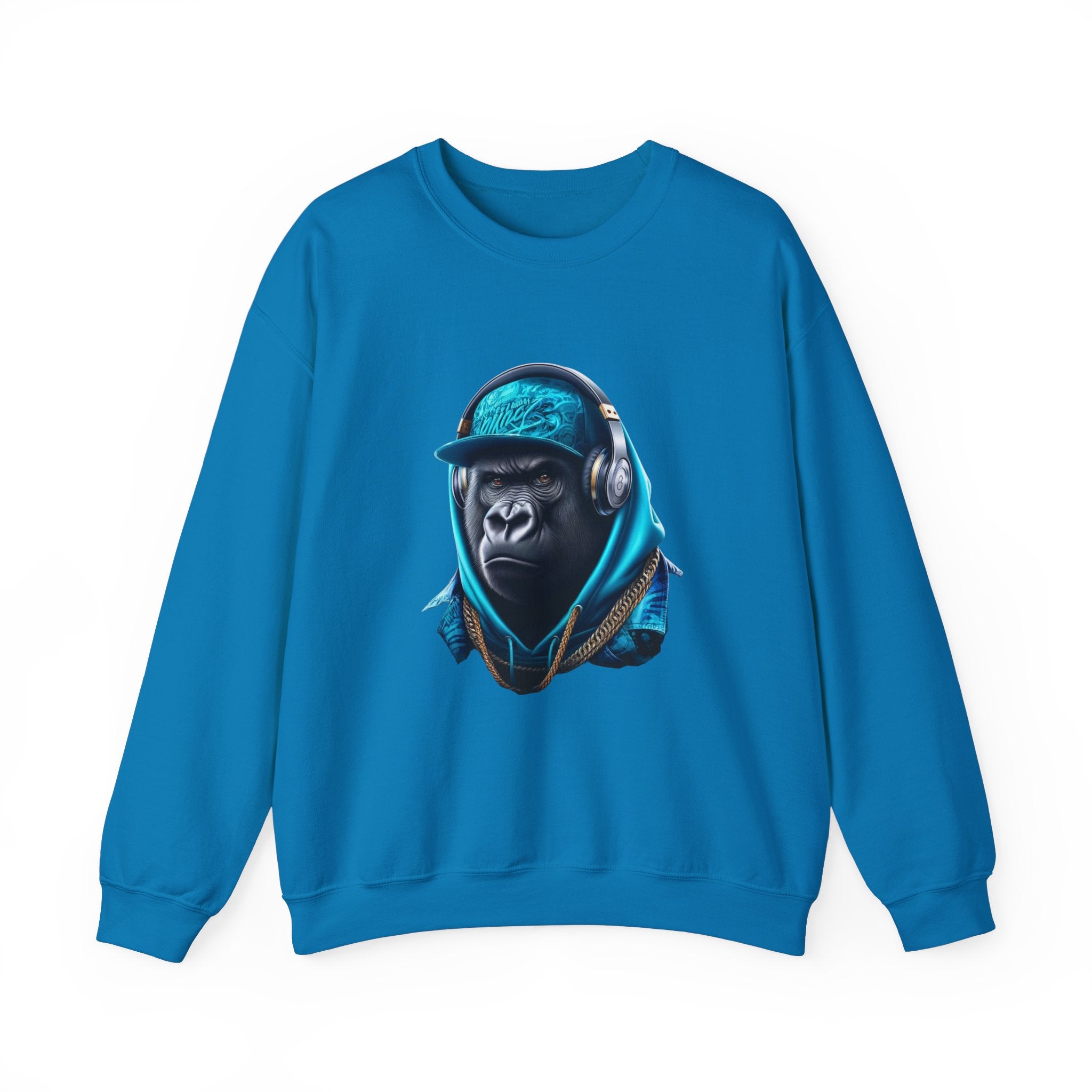 Urban Vibe Gorilla Crewneck Sweatshirt - Streetwear Style for Trendsetters