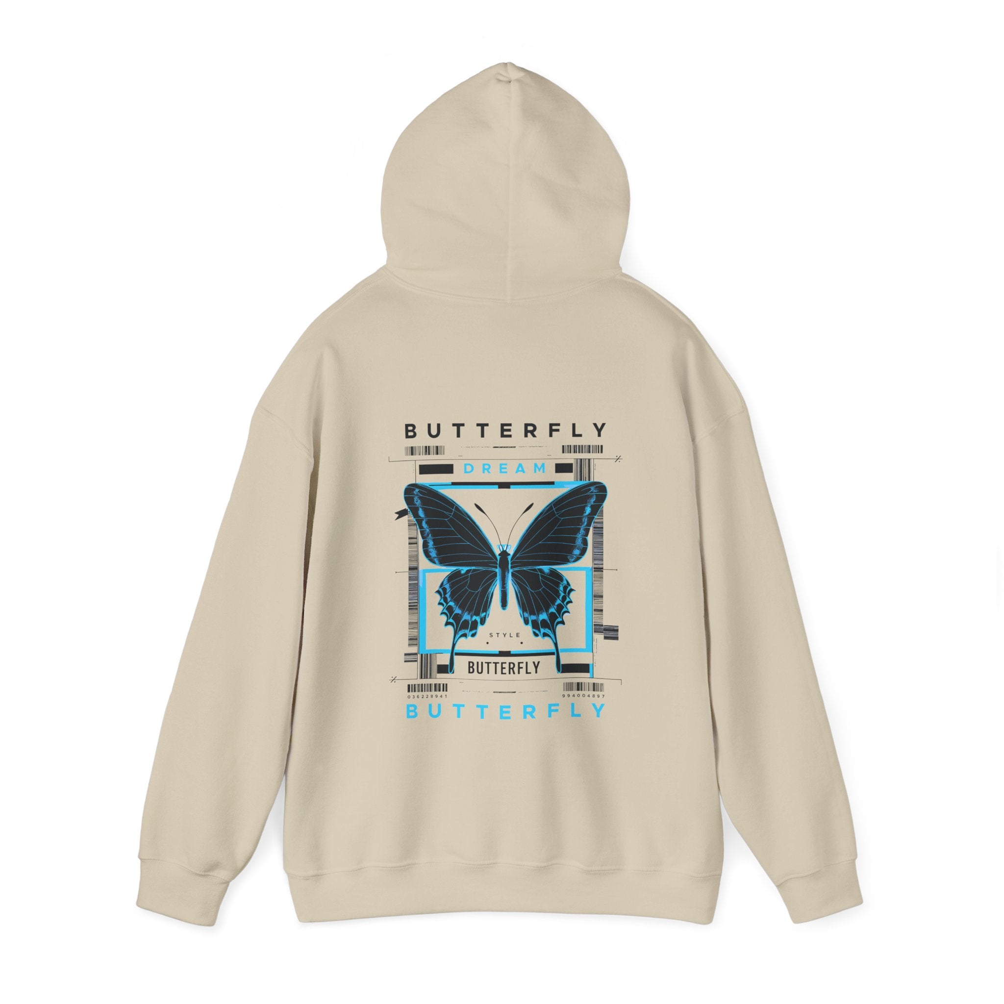 Butterfly Dream Unisex Heavy Blend Hoodie - Artistic Nature Inspired Sweatshirt