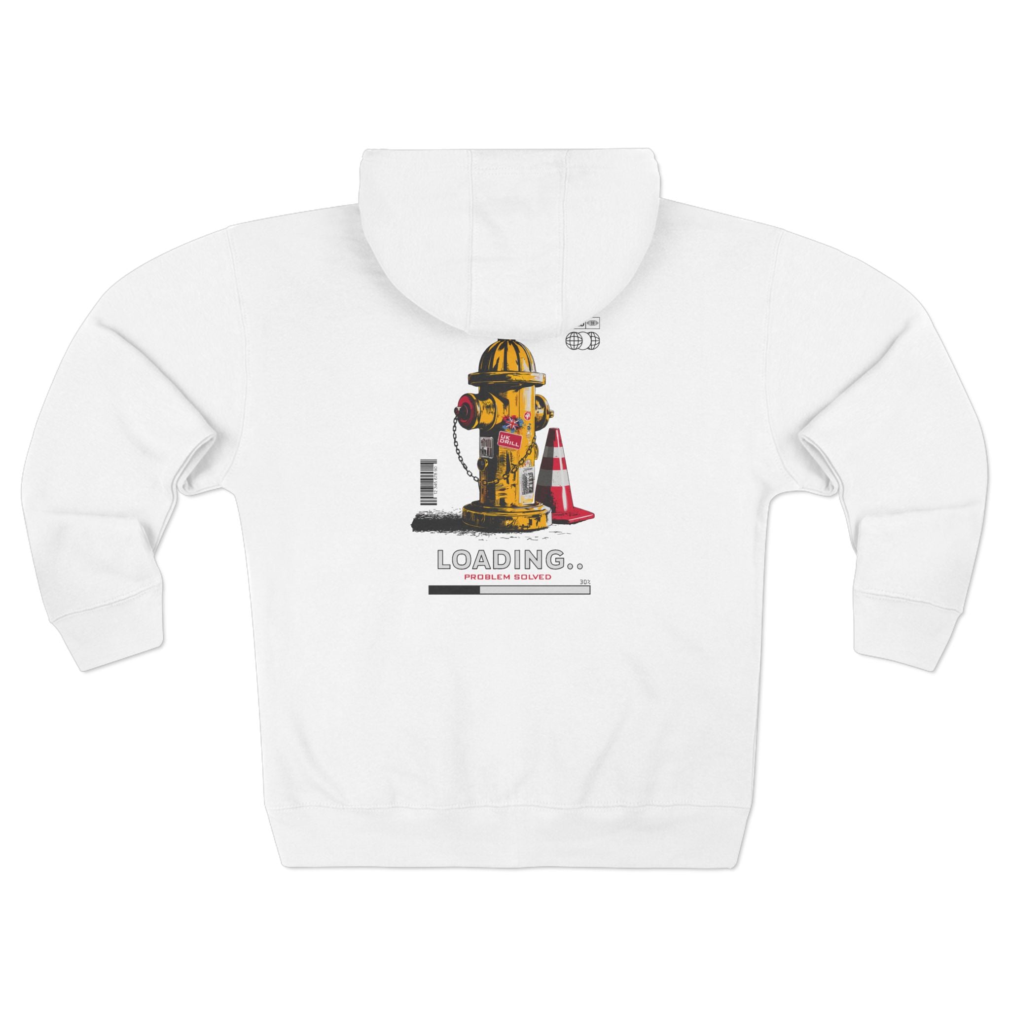 Loading Problem Solved Unisex Zip Hoodie - Perfect for Casual Wear and Firefighter Fans