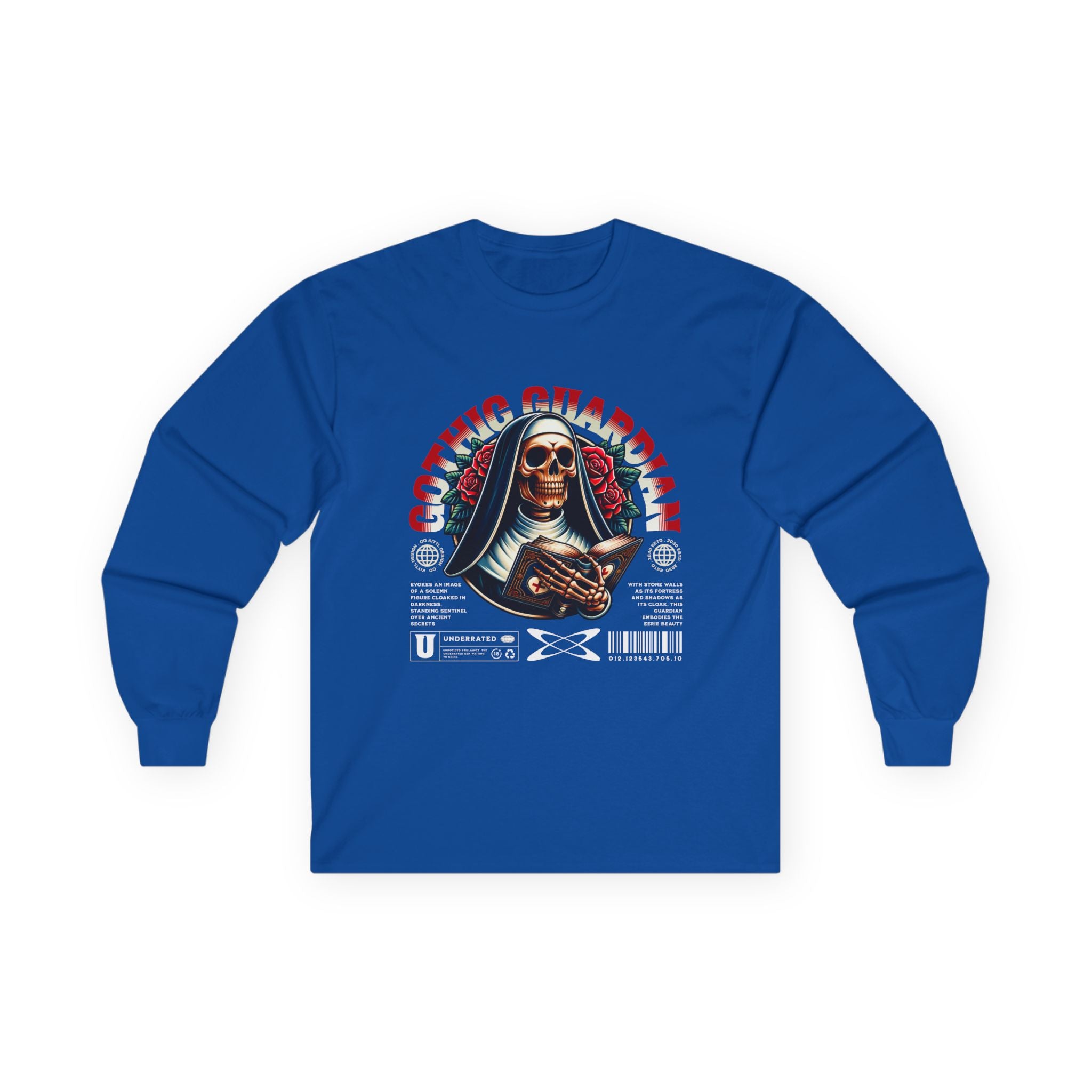 Gothic Sister Long Sleeve Tee - Unisex Cotton Graphic T-Shirt.