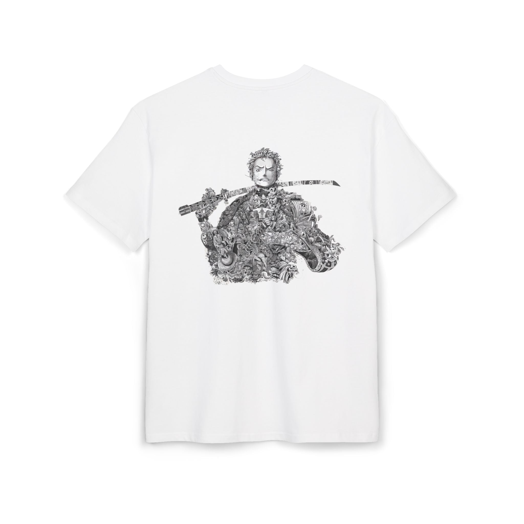 Vintage-Inspired Unisex Heavy Oversize Tee with Intricate Graphic Design