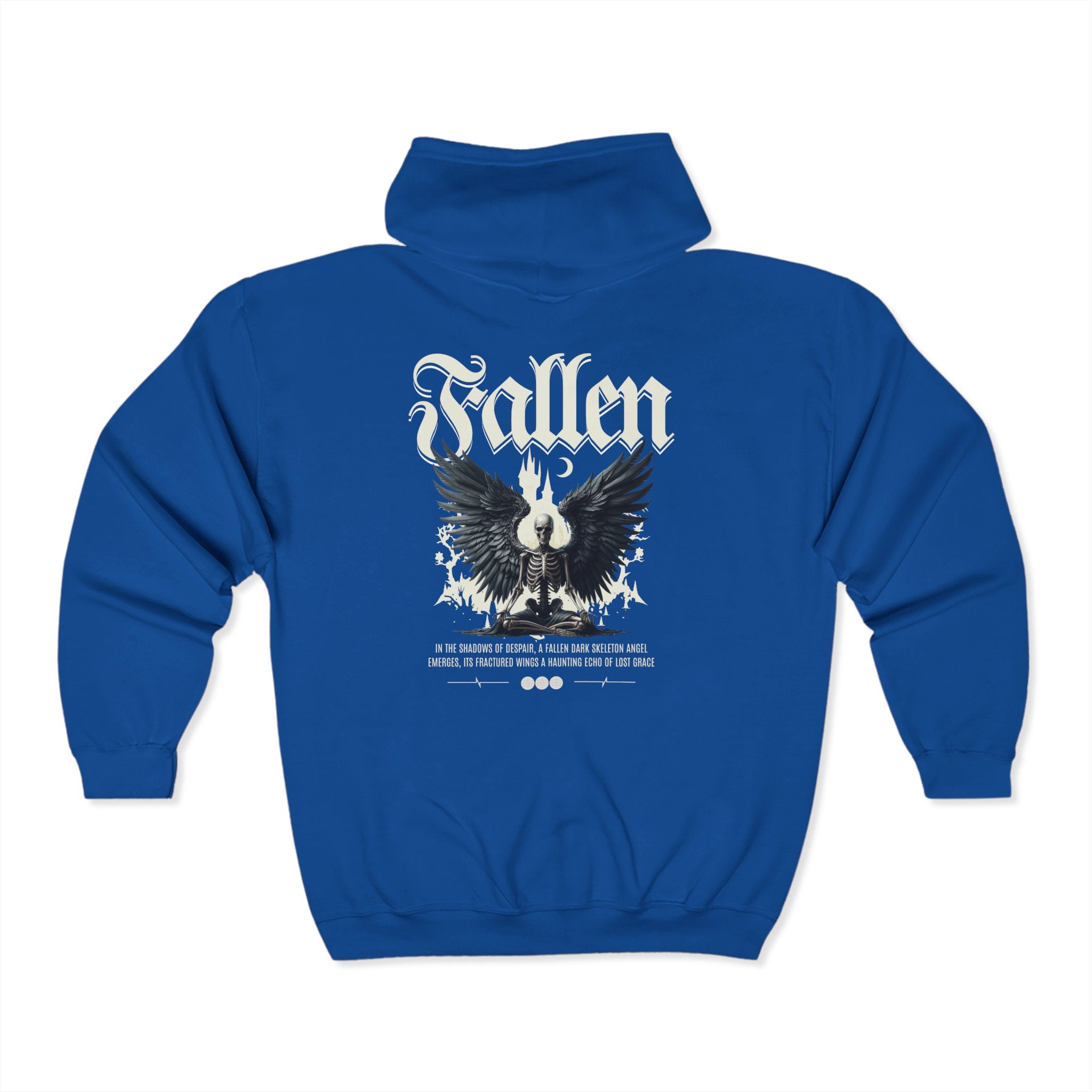 Fallen Rock Band Full Zip Hoodie - Unisex Heavy Blend™ Sweatshirt.