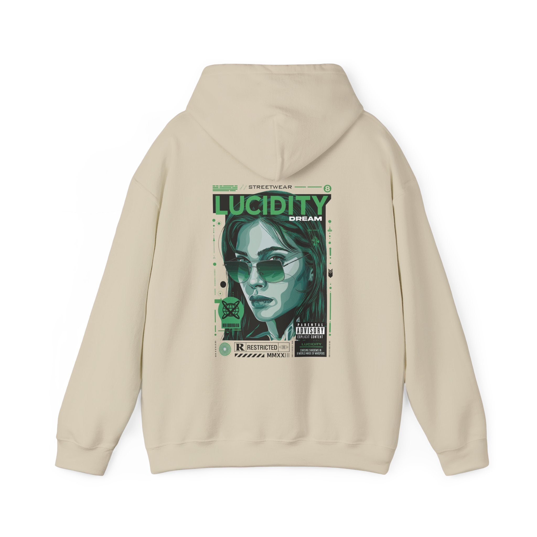 Lucidity Dream Unisex Heavy Blend™ Hooded Sweatshirt - Stylish Streetwear for Comfort and Vibe