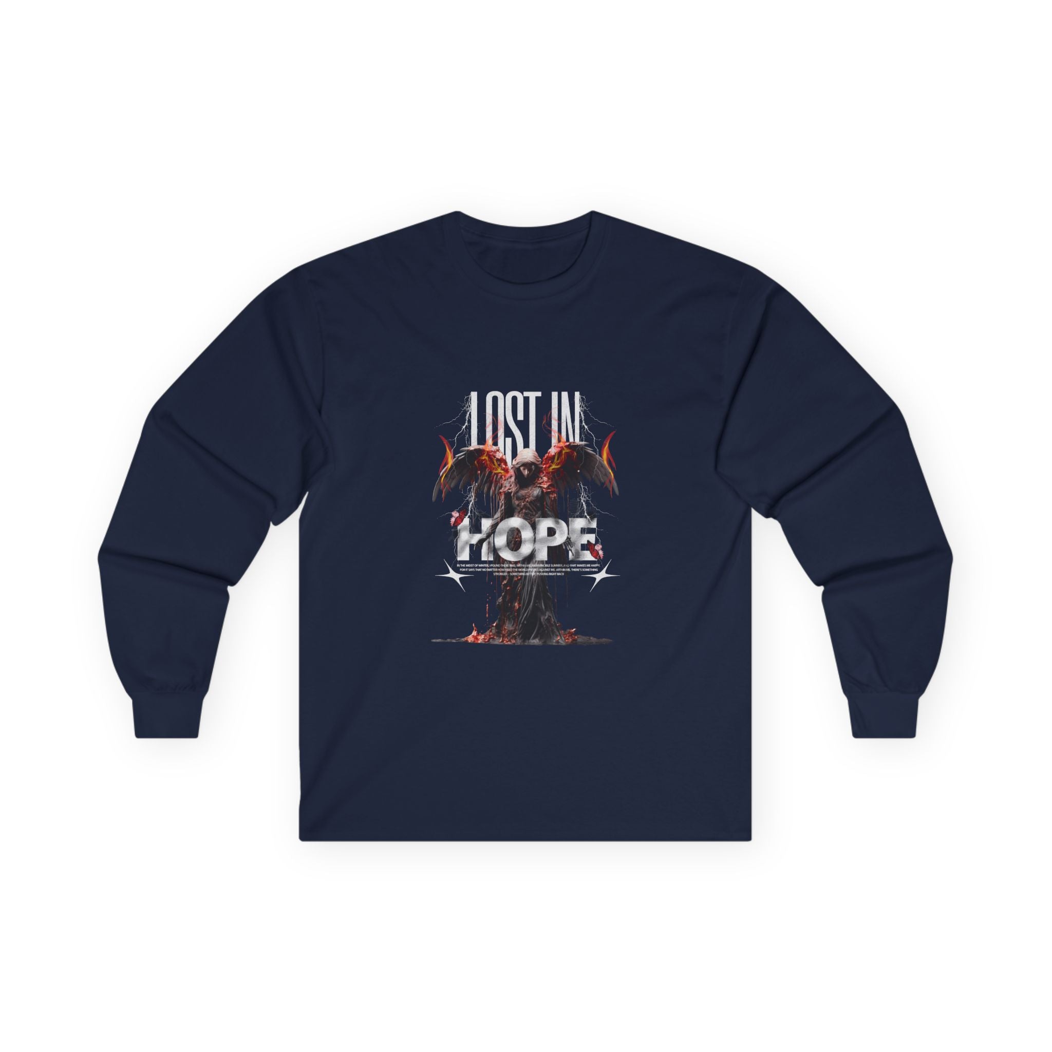 Lost in Hope Unisex Long Sleeve Tee - Stylish Cotton Shirt for Inspirational Souls