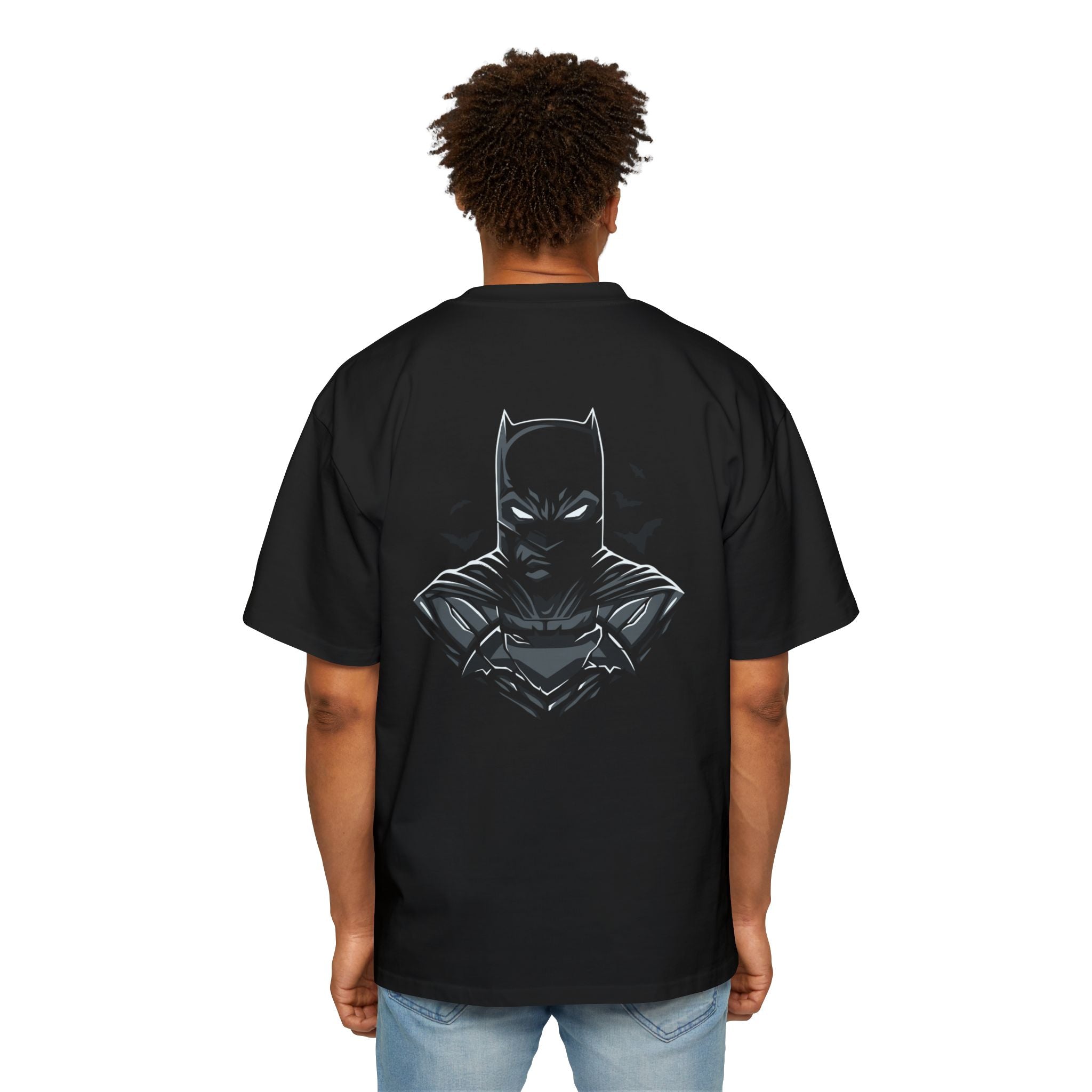 Men's Oversized Batman Graphic Tee - Stylish & Comfortable