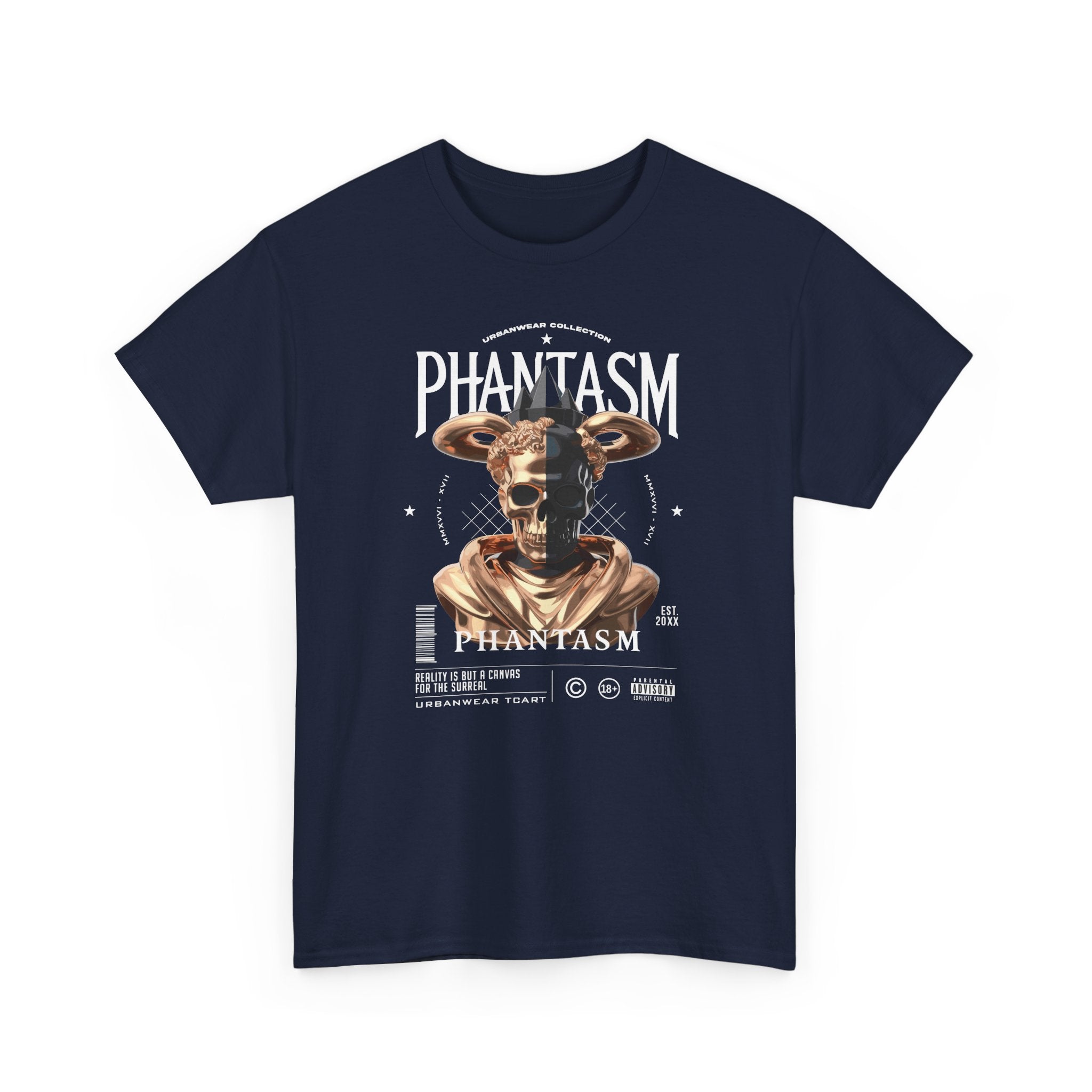 Phantasm Graphic Unisex Heavy Cotton Tee - Unique Art Apparel for Bold Personalities