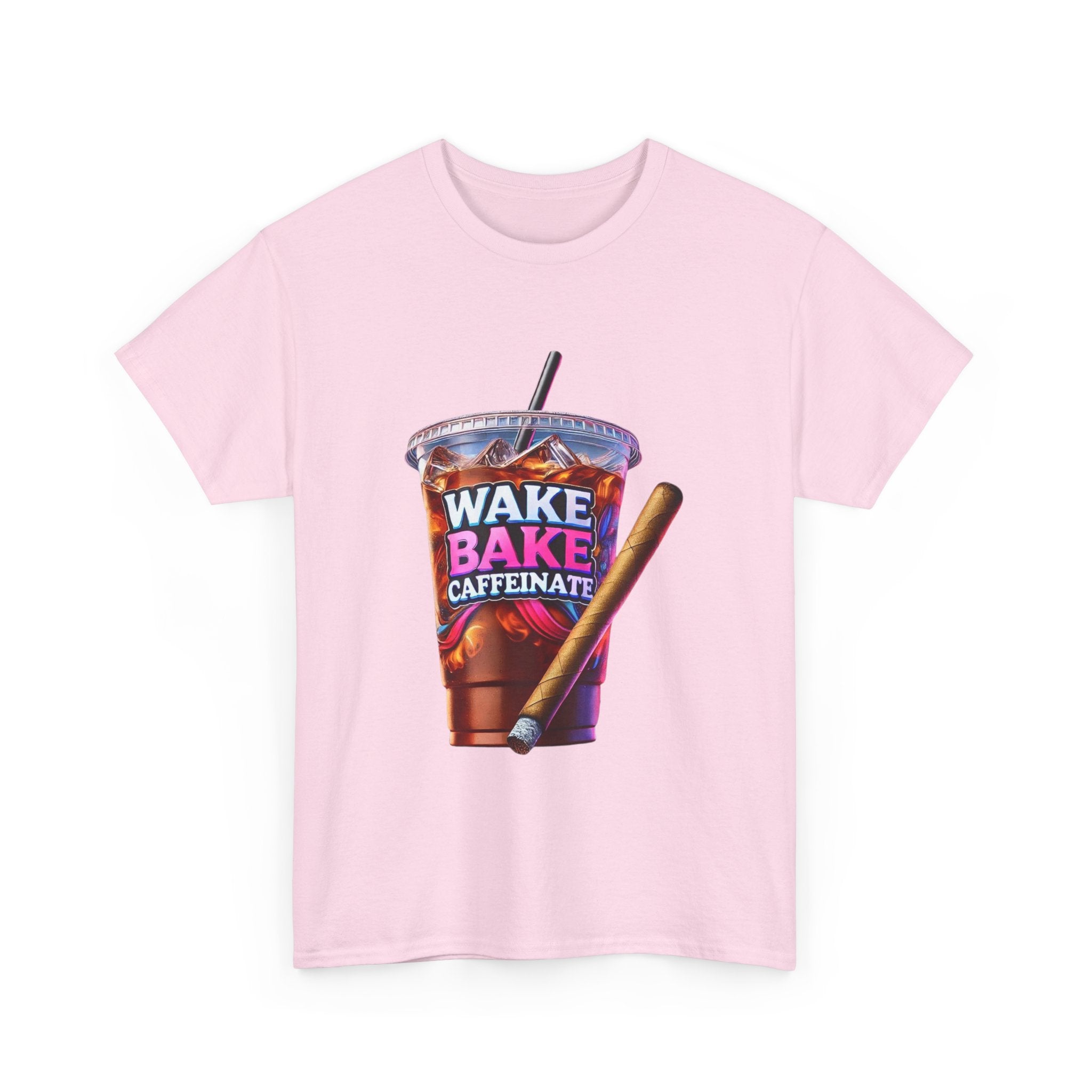 Wake and Caffeinate Unisex Heavy Cotton Tee