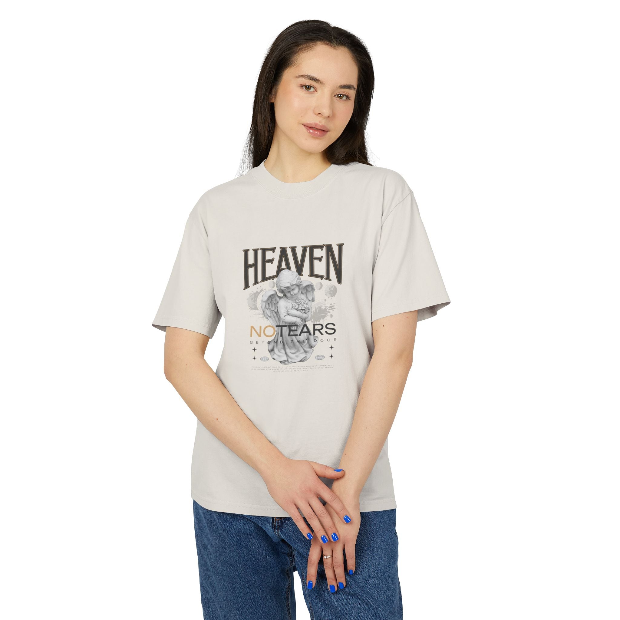 Unisex Heavy Faded Tee - Heaven No Tears Graphic T-Shirt