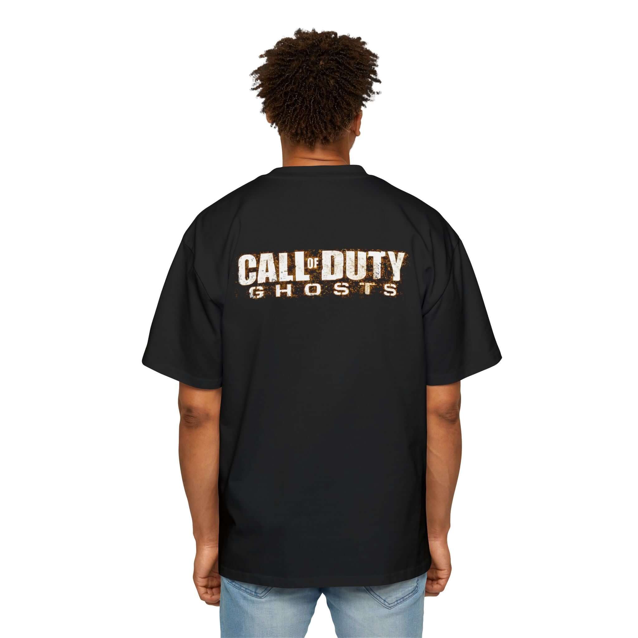 Men's Oversized Graphic Tee - Call of Duty Ghosts, Gamer Shirt, Video Game Apparel, Casual Wear, Unique Gift for Gamers