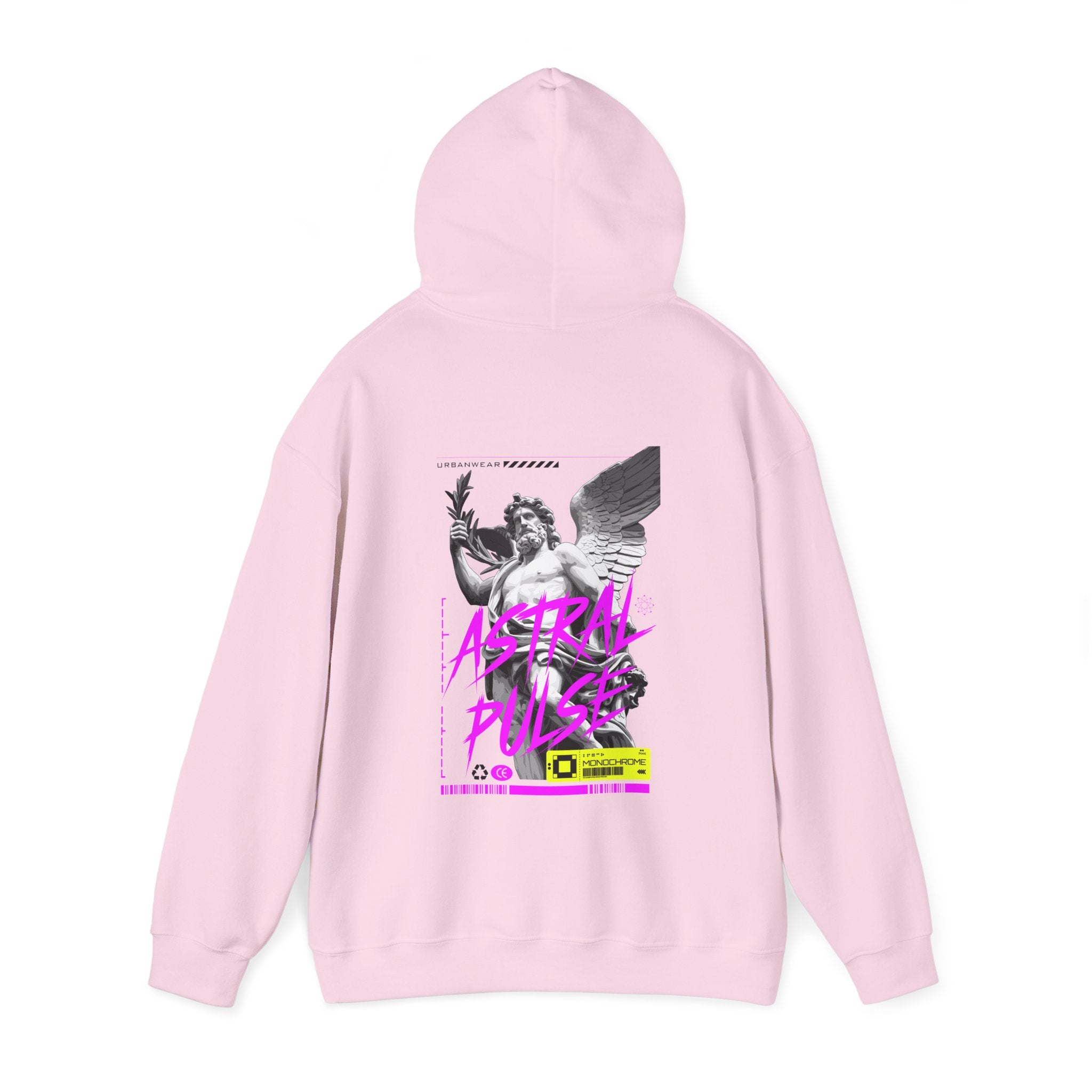 Astral Pulse Unisex Heavy Blend Hoodie - Retro Graphic Sweatshirt