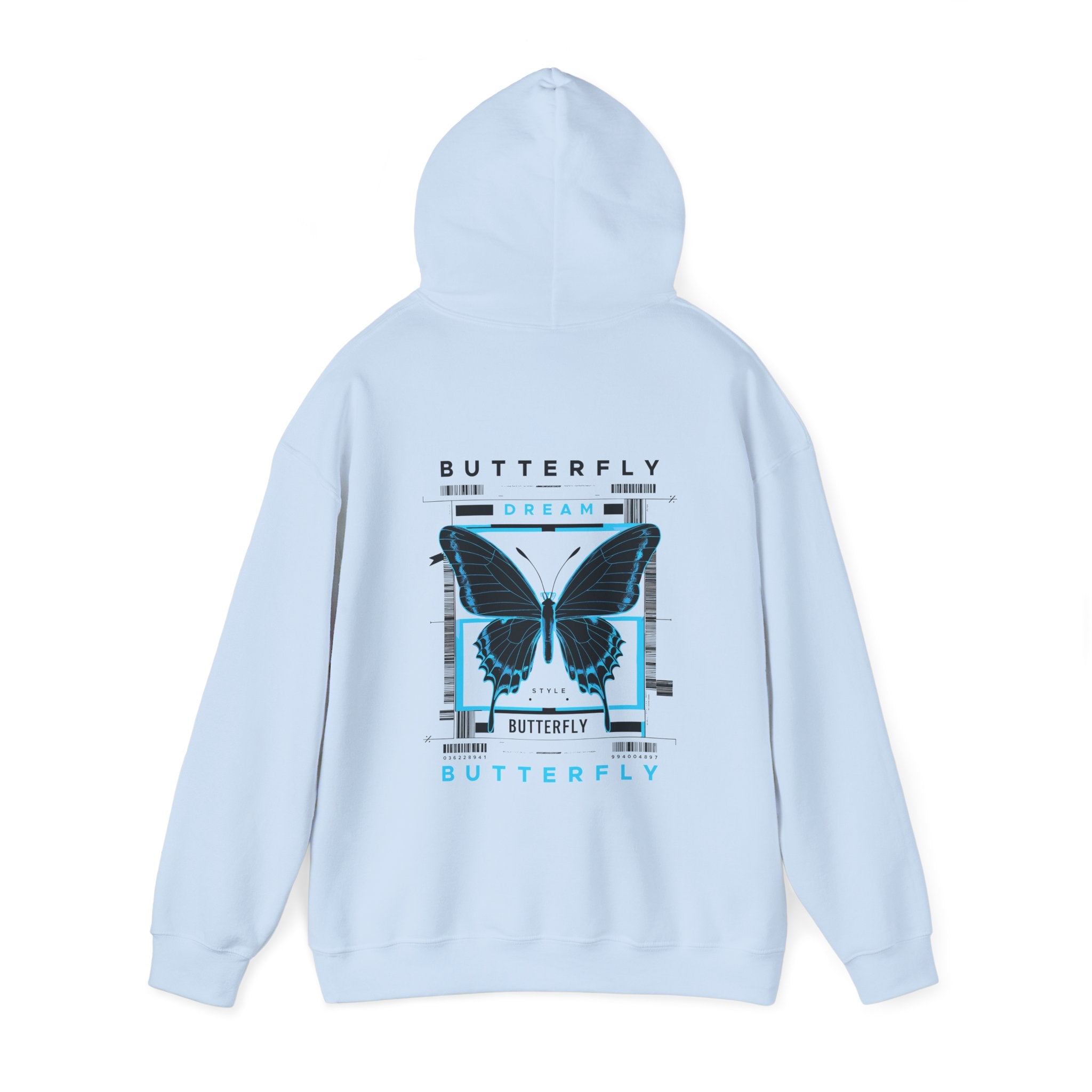 Butterfly Dream Unisex Heavy Blend Hoodie - Artistic Nature Inspired Sweatshirt