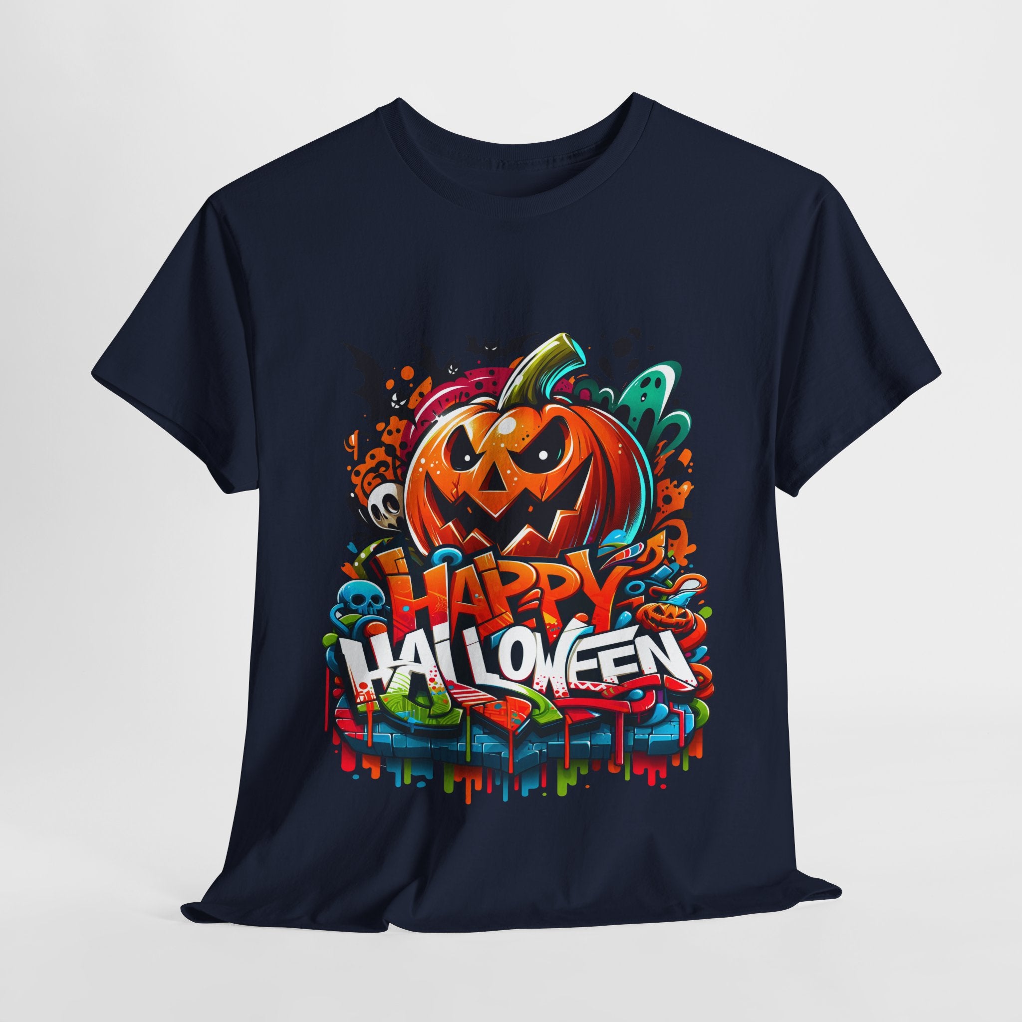 Happy Halloween Unisex Heavy Cotton Tee