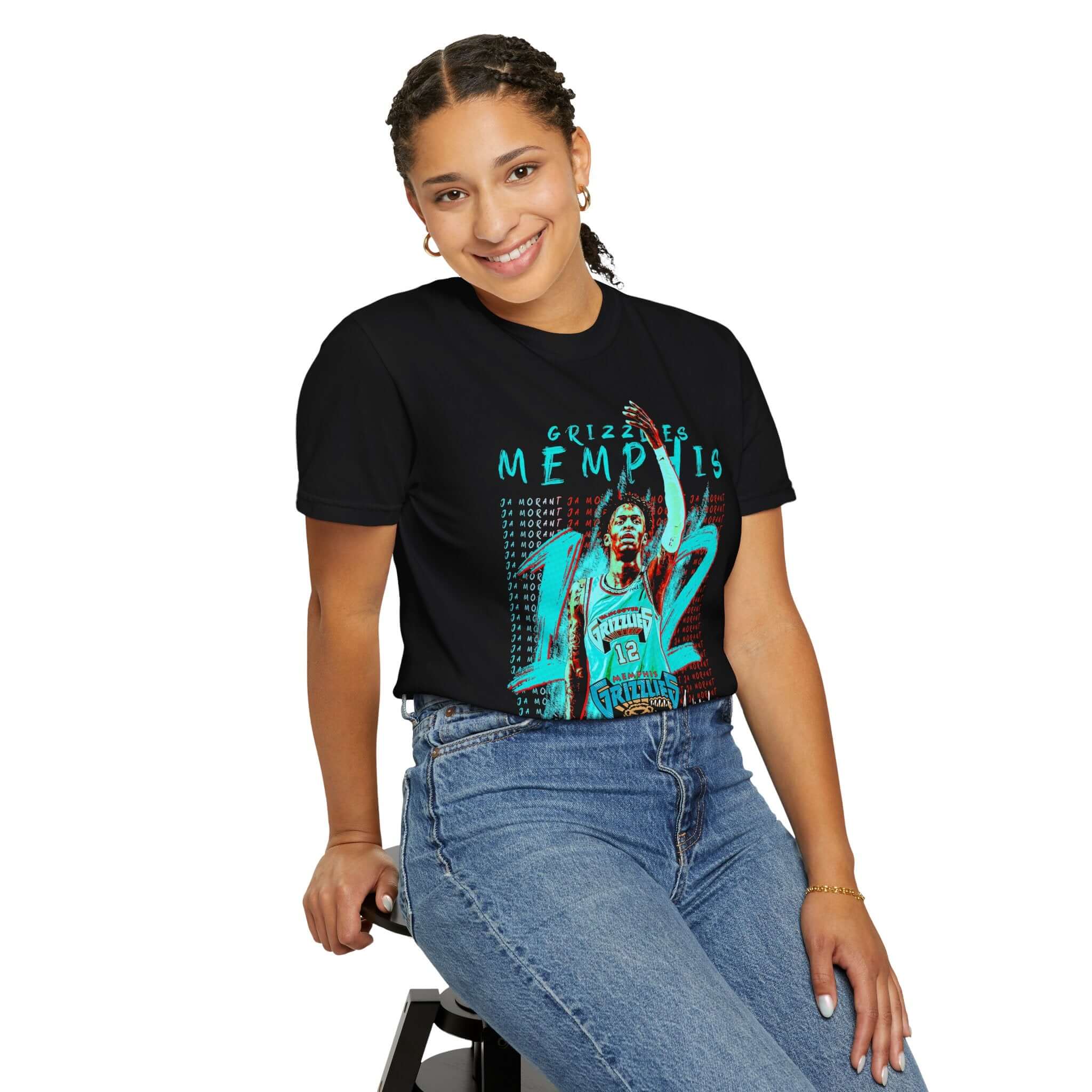 Memphis Grizzlies Jo Morant T-Shirt, Basketball Fan Gear, Sports Shirt, Gift for NBA Fans, Unisex Casual Wear