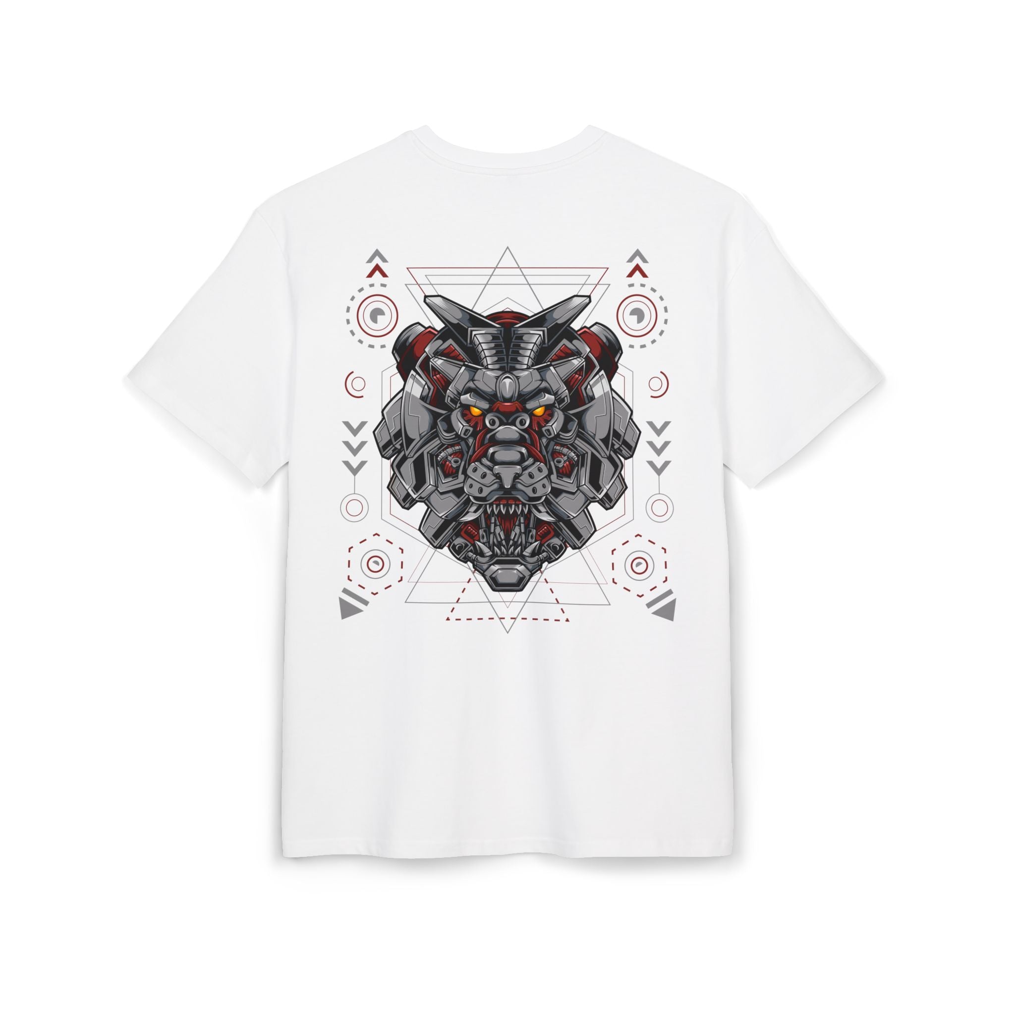 Samurai Lion Unisex Heavy Oversize Tee - Bold Graphic Design