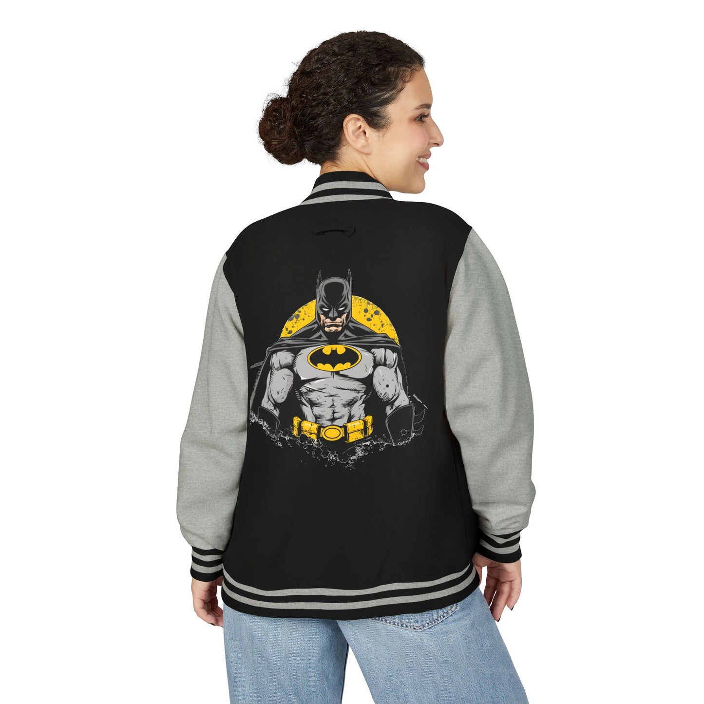 Unisex Batman Heavyweight Letterman Jacket - Classic & Stylish Outerwear