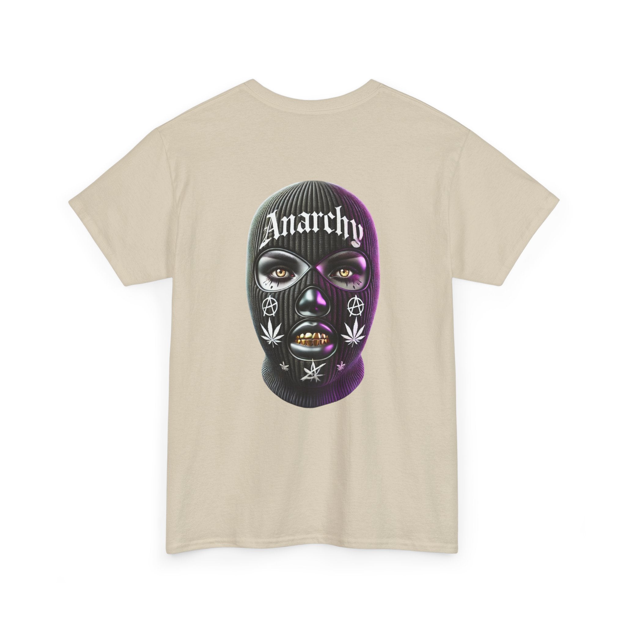 Anarchy Ski Mask Girl Unisex Heavy Cotton Tee