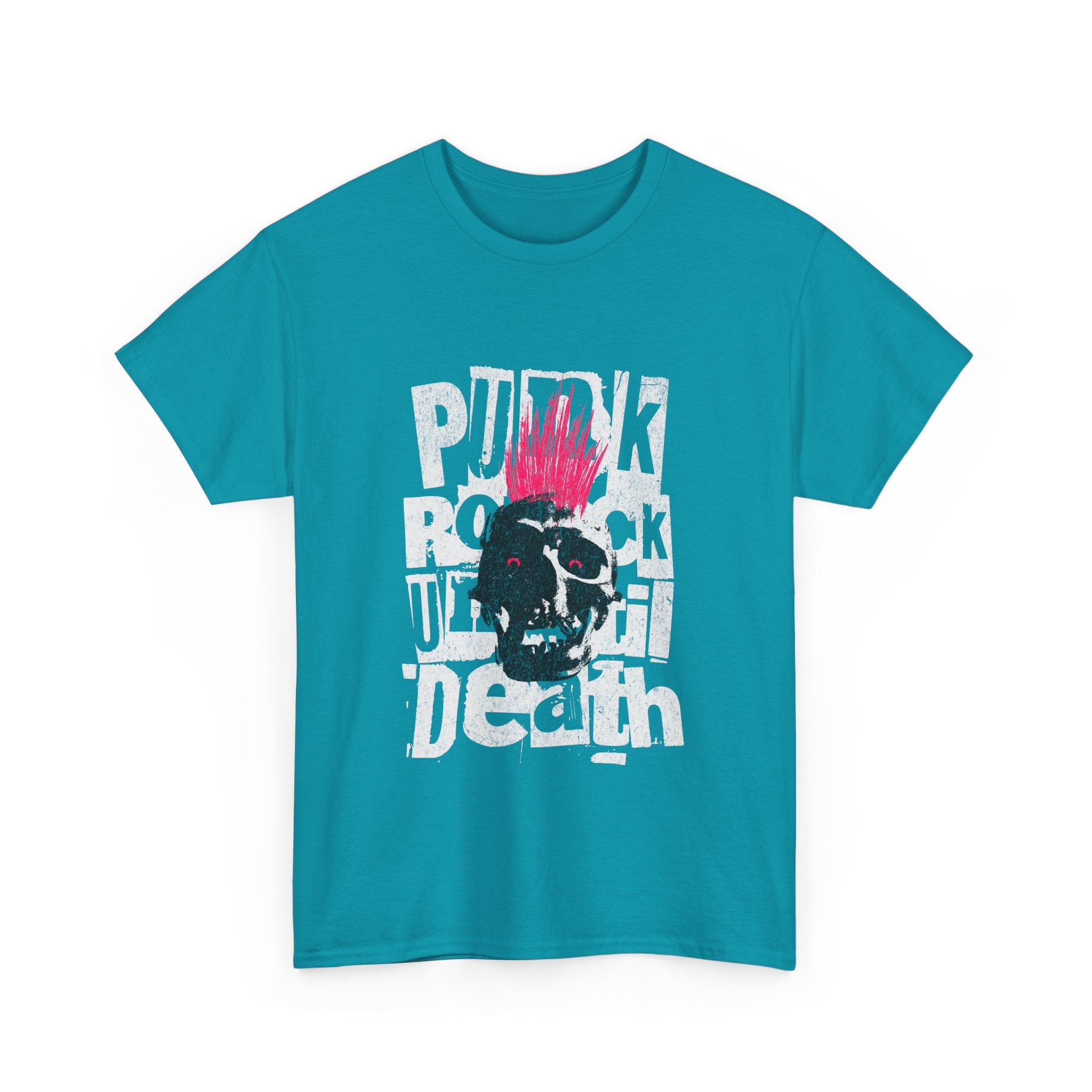 Punk Rock Until Death Unisex Heavy Cotton Tee.