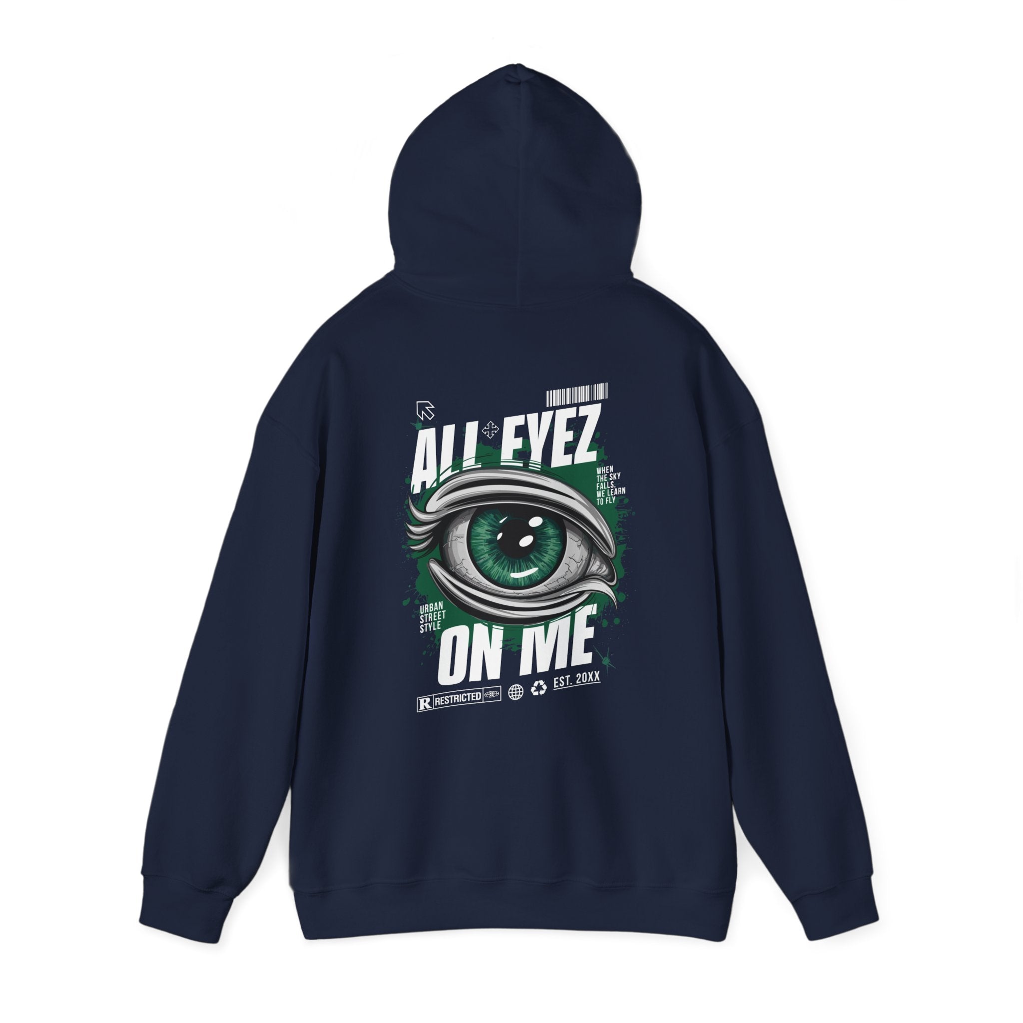 All Eyez On Me Unisex Heavy Blend Hoodie - Urban Streetwear Sweatshirt