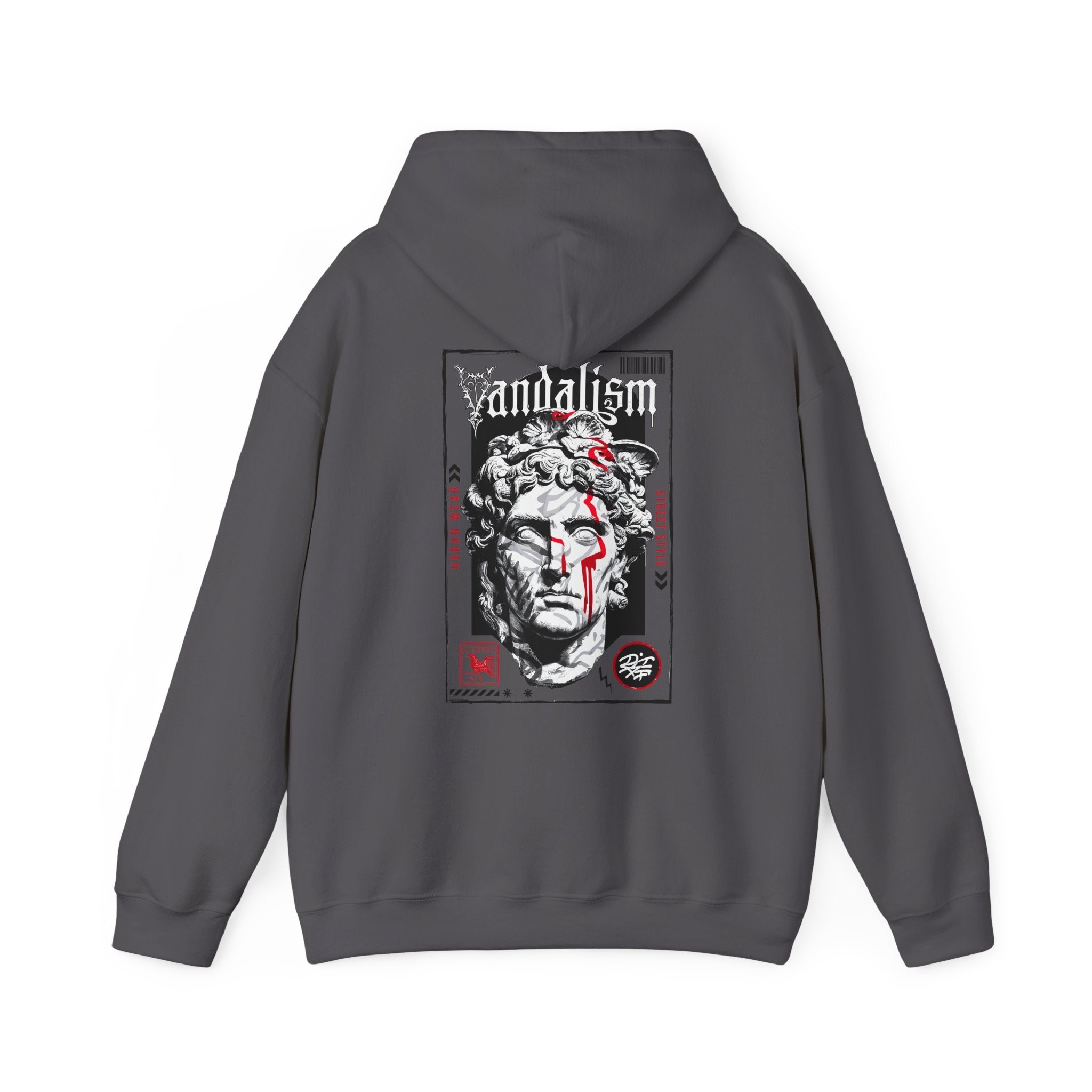 Unisex Heavy Blend™ Hooded Sweatshirt - Artistic Streetwear with Bold Graphic Design