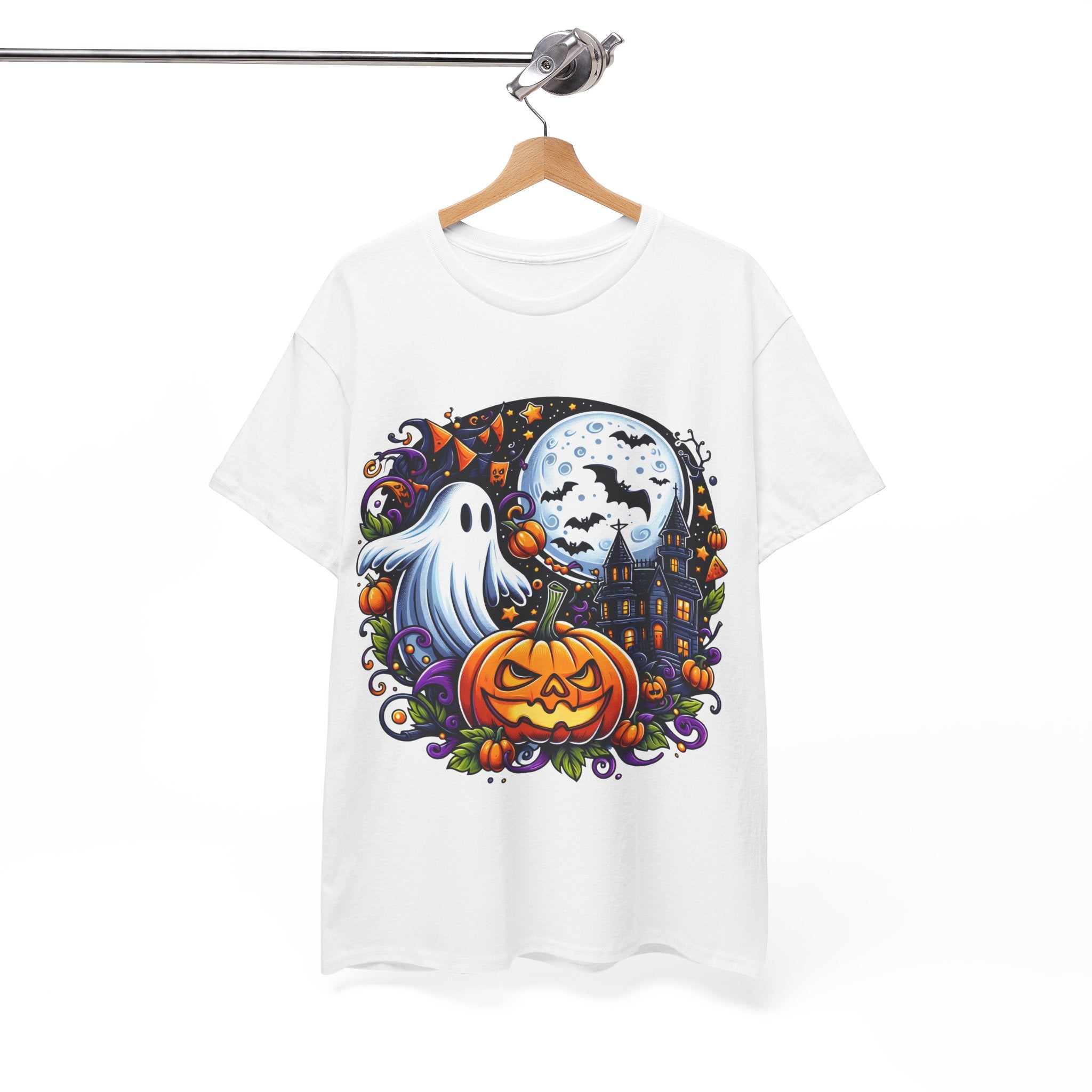 Halloween Boo Unisex Heavy Cotton Tee