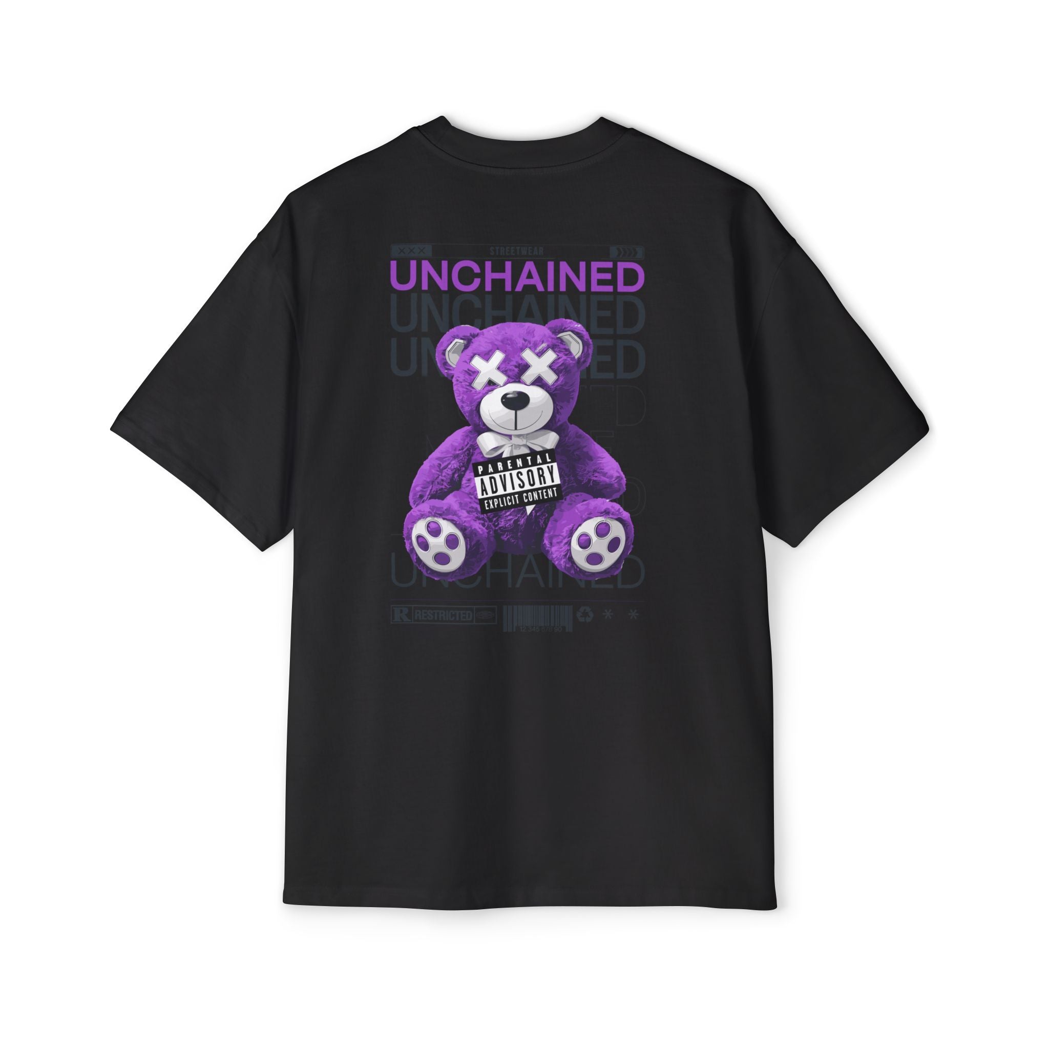 Unchained Bear Graphic Tee - Oversized Streetwear T-Shirt