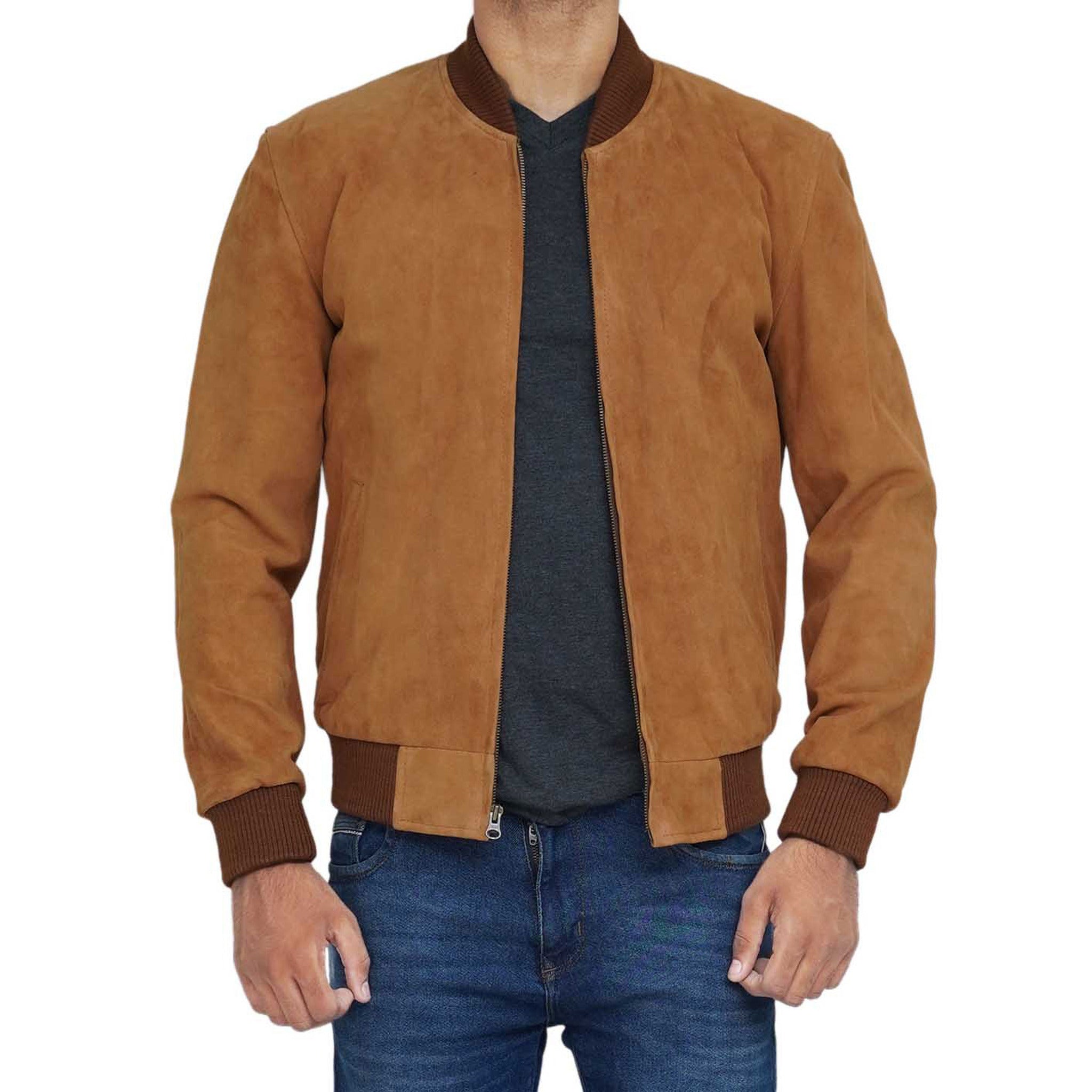 Blouson aviateur marron clair Adamsville