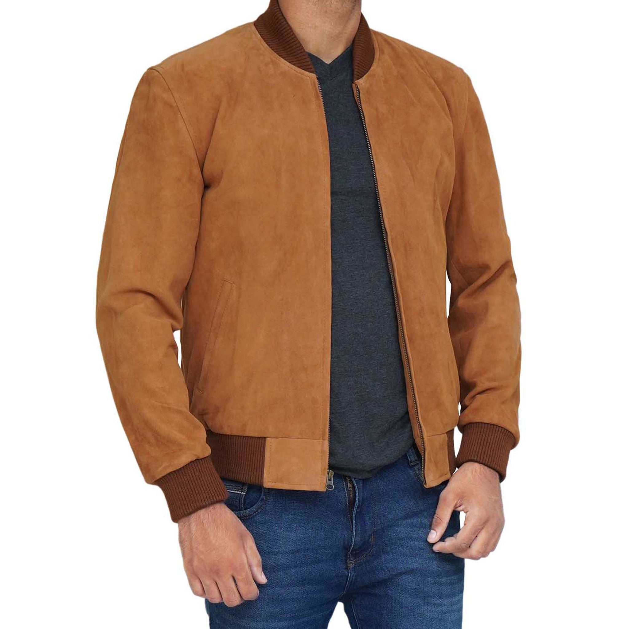 Blouson aviateur marron clair Adamsville