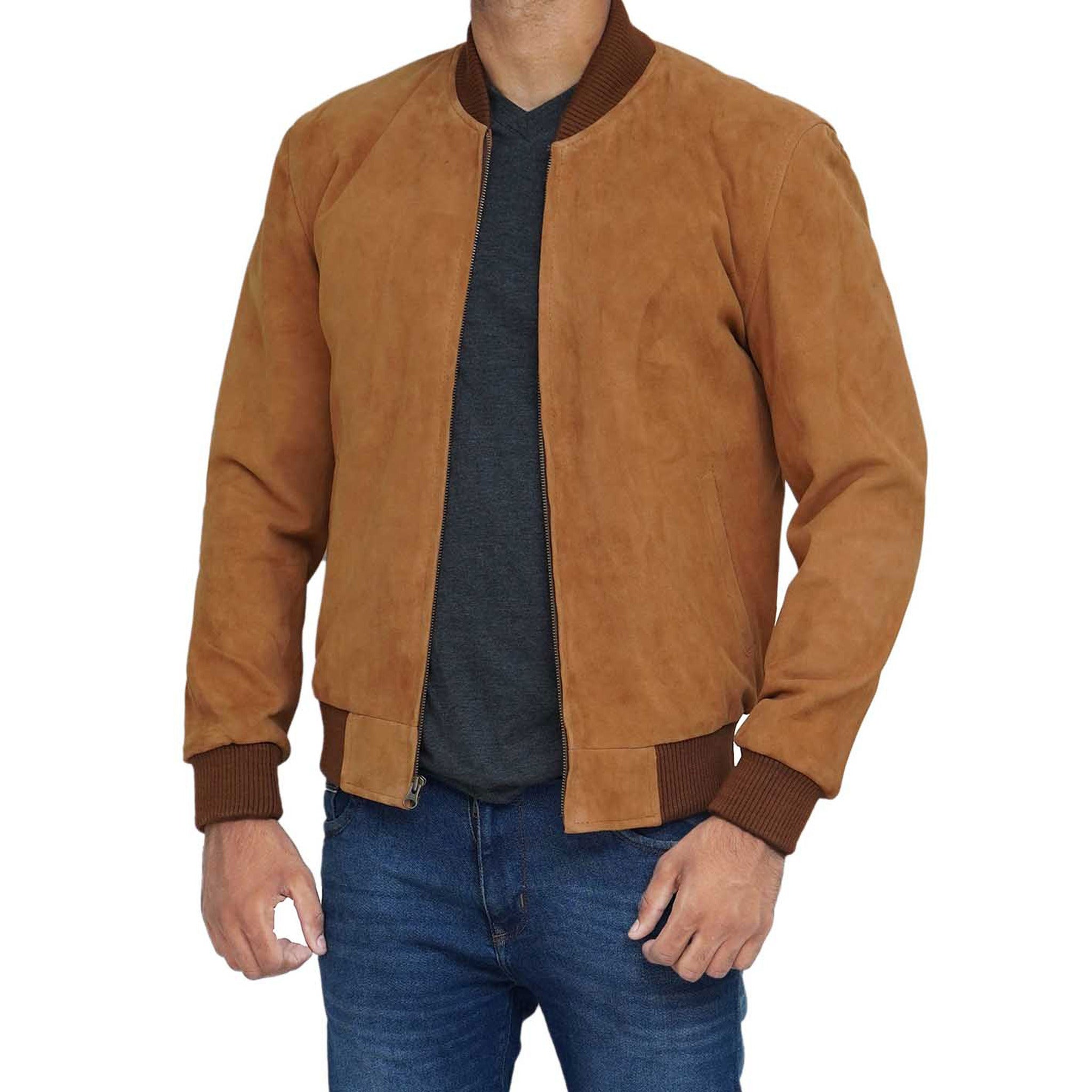 Blouson aviateur marron clair Adamsville