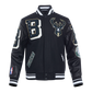 NBA Milwaukee Bucks Mashup Men's Rib Wool Varsity Jacket