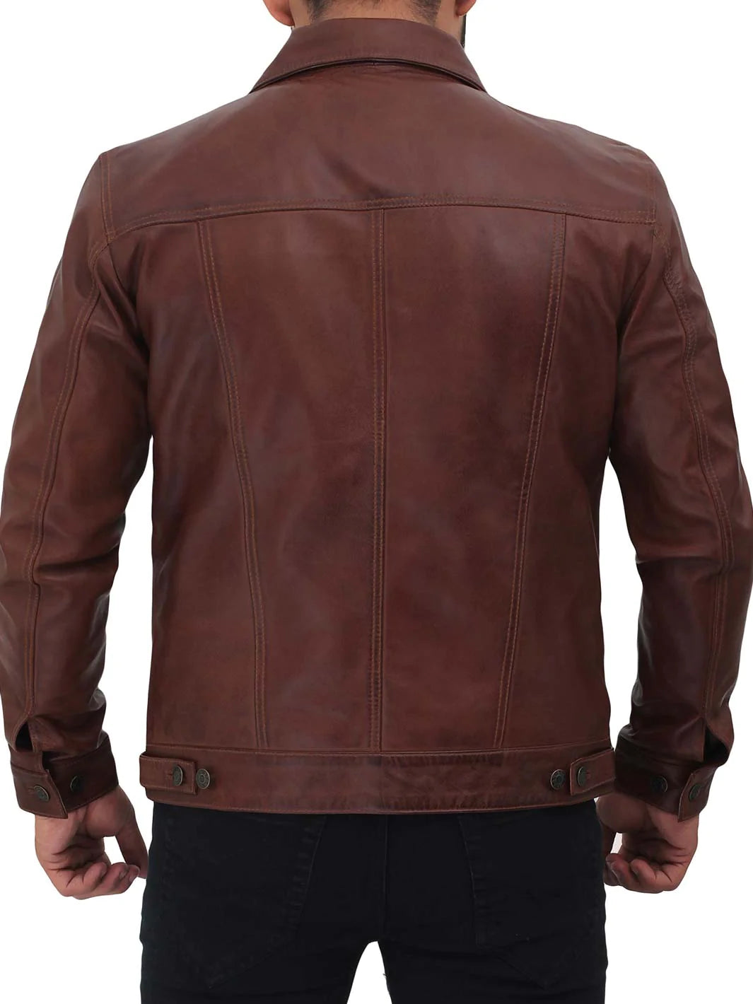 Men’s leather jackets for casual wear
