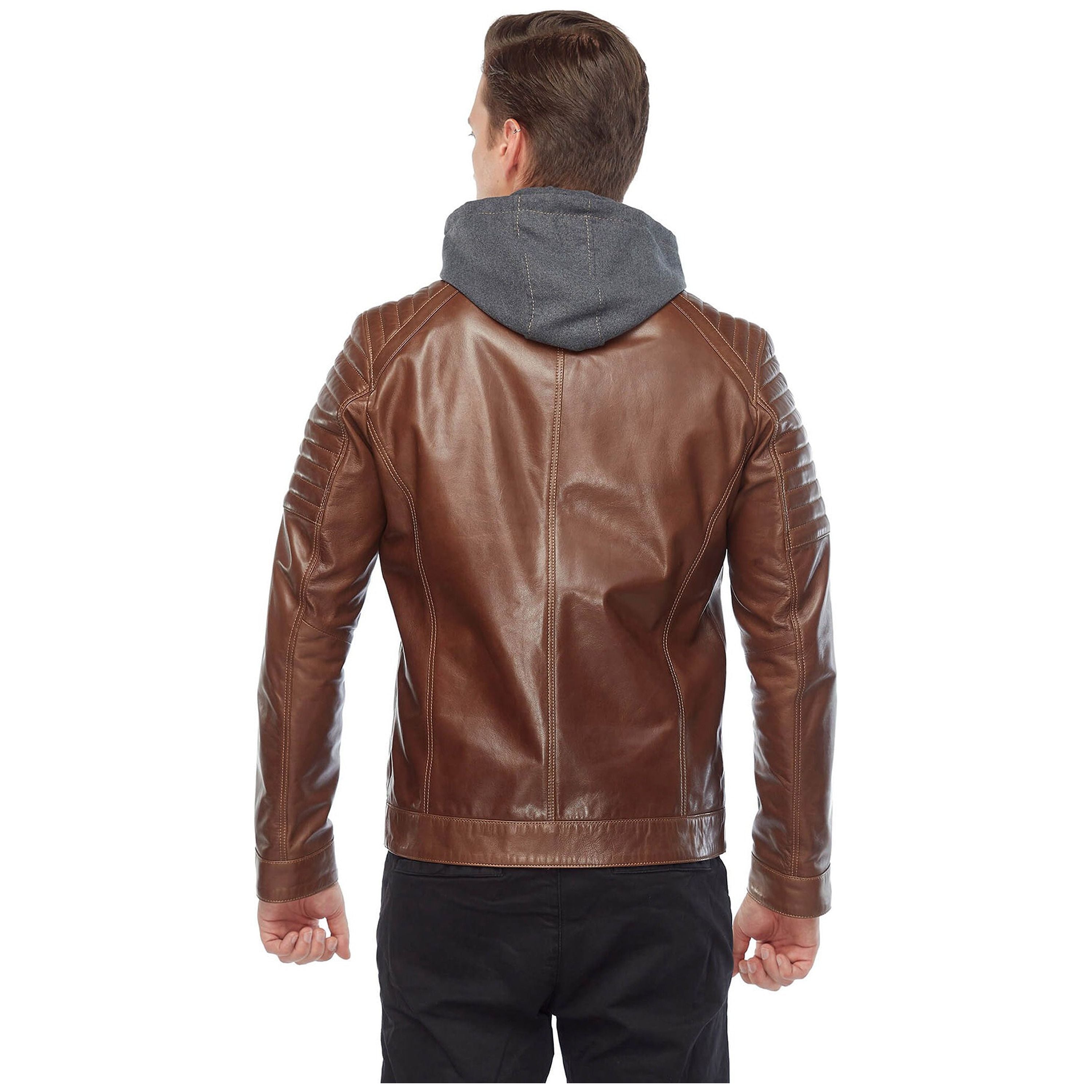 Genuine leather jacket for men
