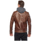 Genuine leather jacket for men

