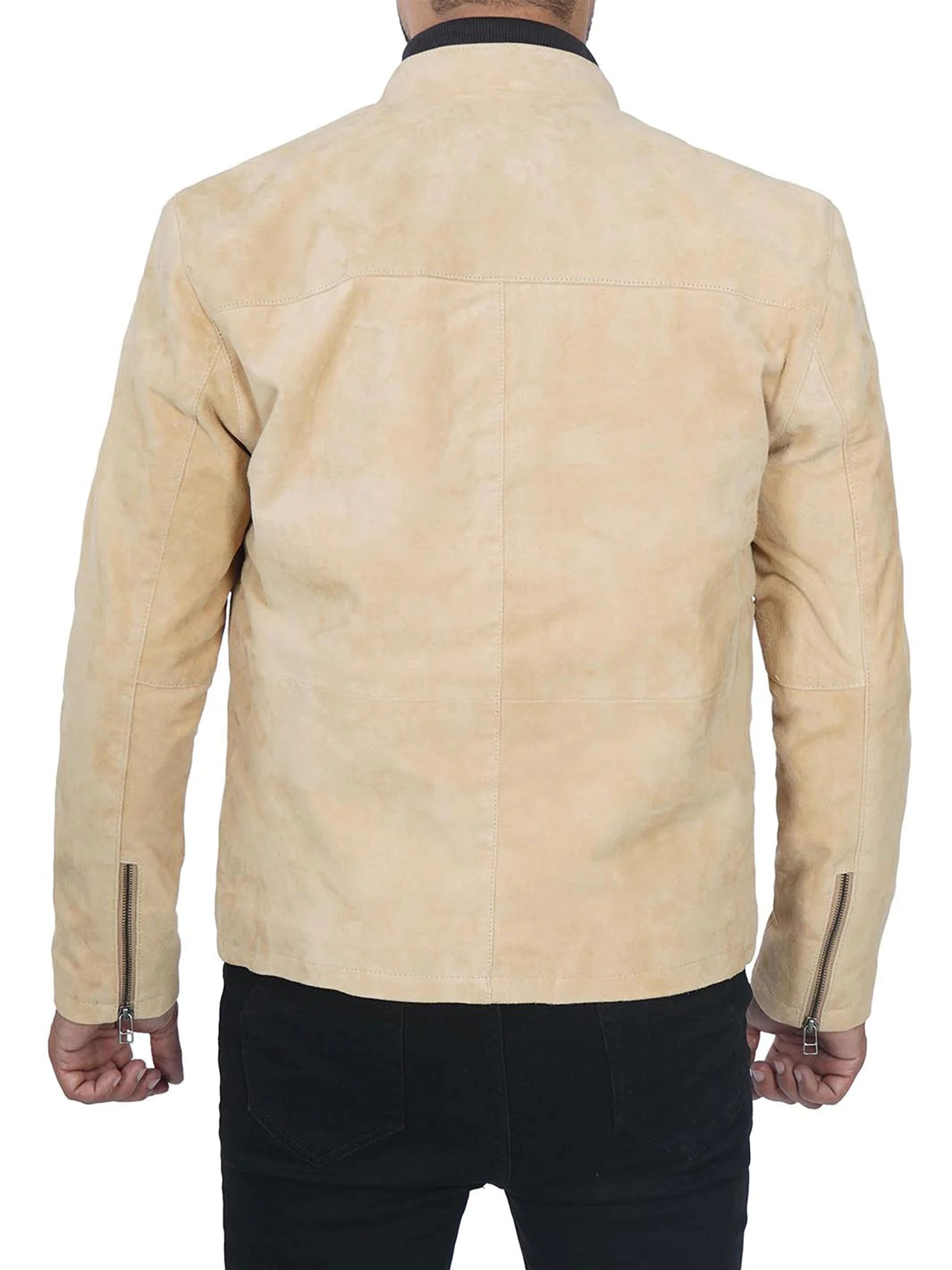 Stylish suede jacket for men
