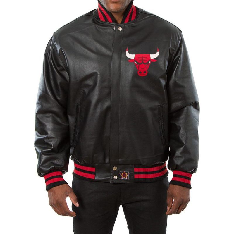 Varsity Chicago Bulls Leather Jacket
