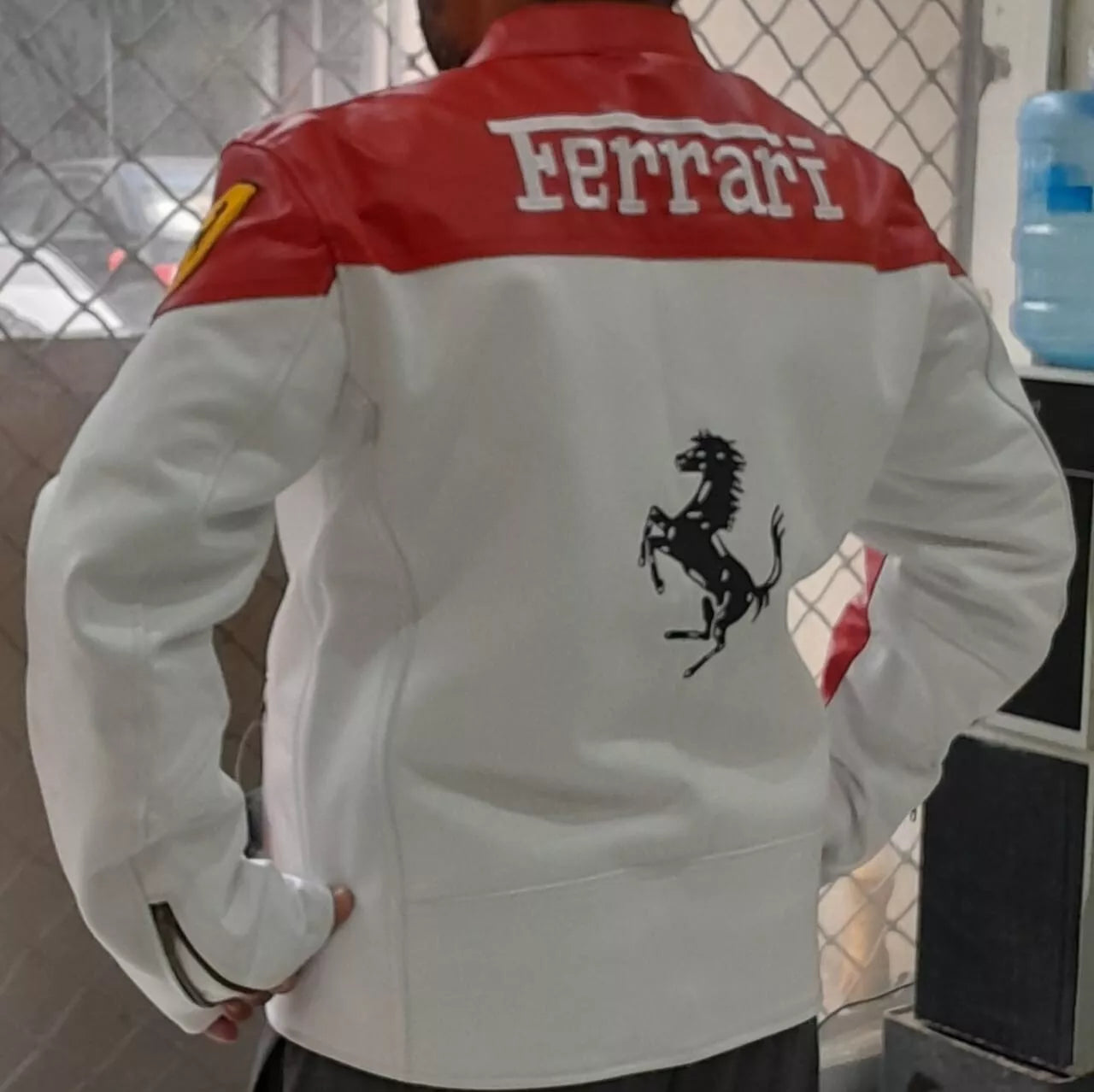 Ferrari biker jacket

