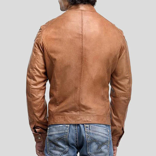 Genuine Leather Motorcycle Jacket

