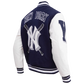 MLB New York Yankees Mashup Men's Rib Wool Varsity Jacket