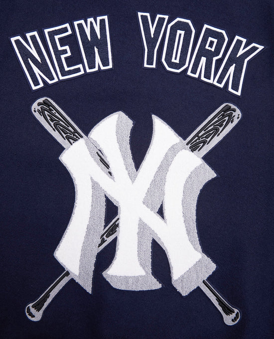 MLB New York Yankees Mashup Men's Rib Wool Varsity Jacket