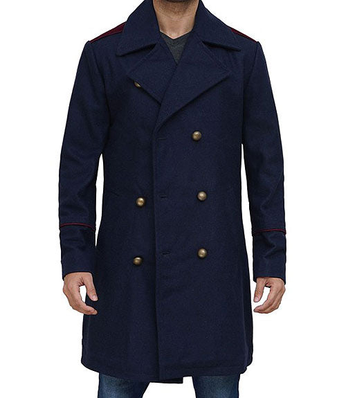 Men's double-breasted peacoat
