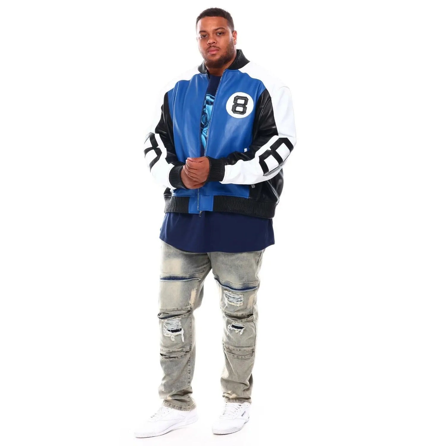 Men’s 8 Ball Leather Jacket