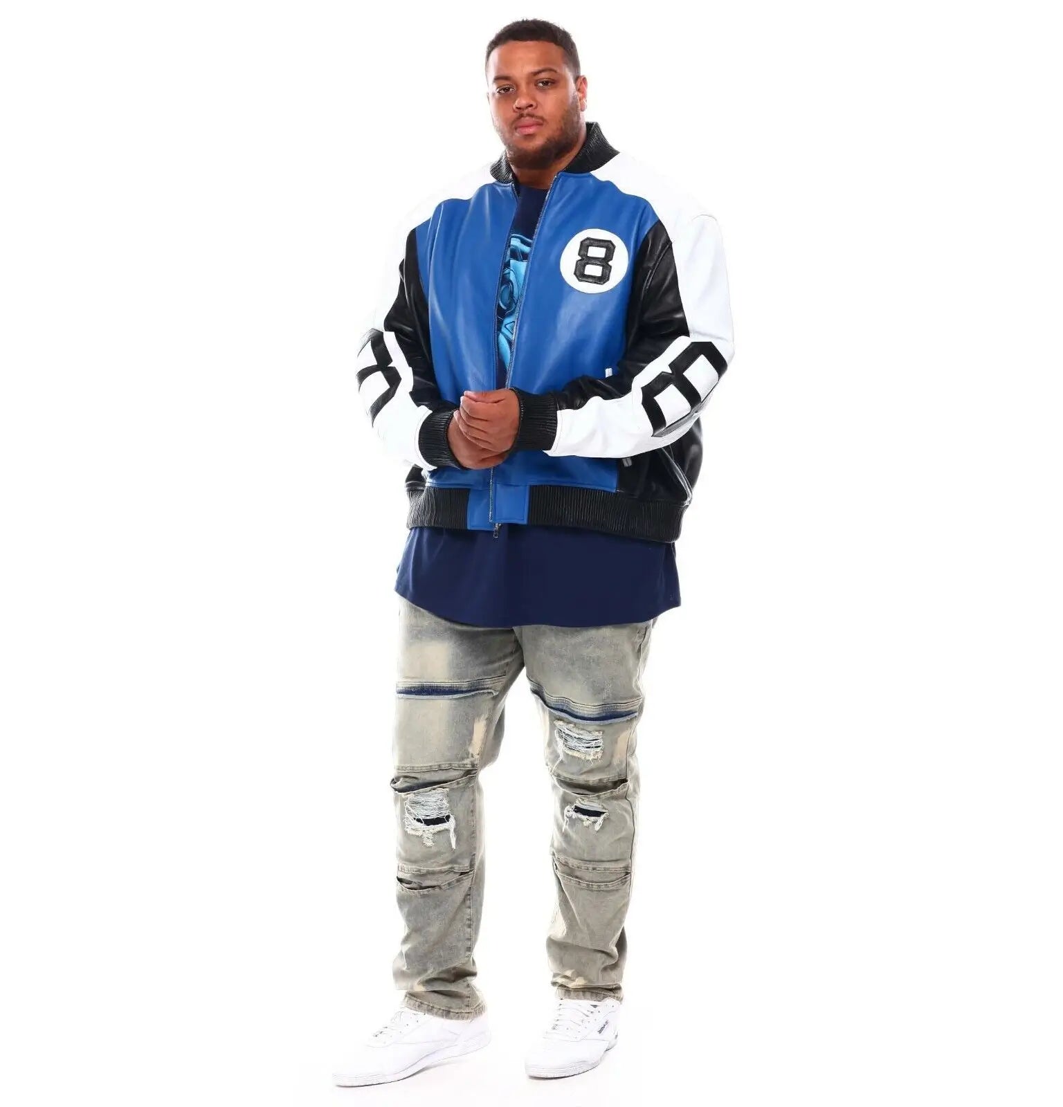 Men’s 8 Ball Leather Jacket