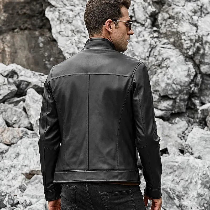 Stylish men’s leather jacket
