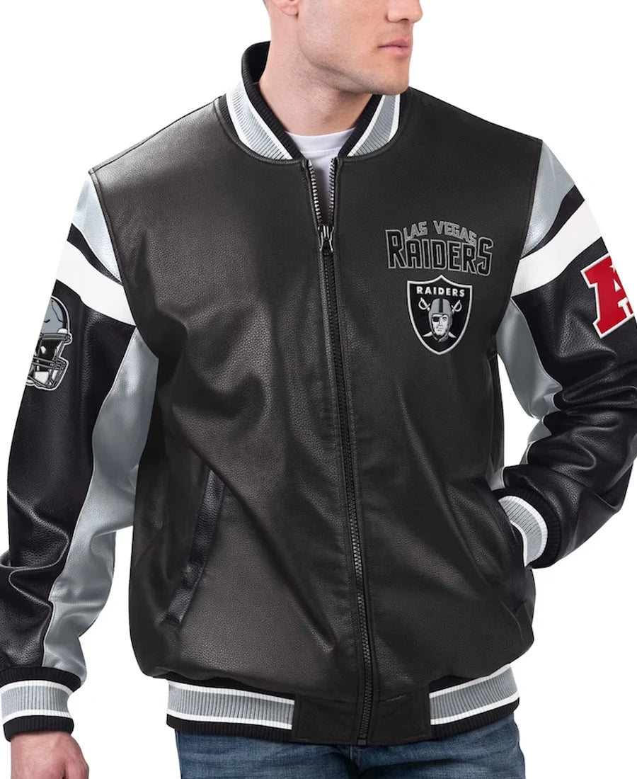 Las Vegas Raiders varsity jacket