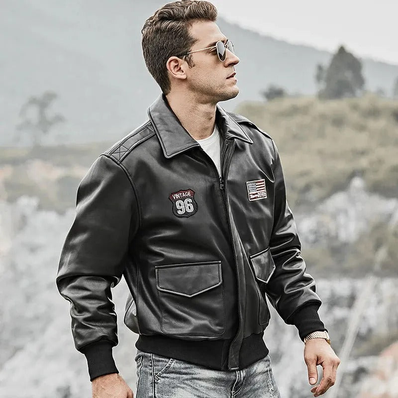 Air Force pilot-style jacket
