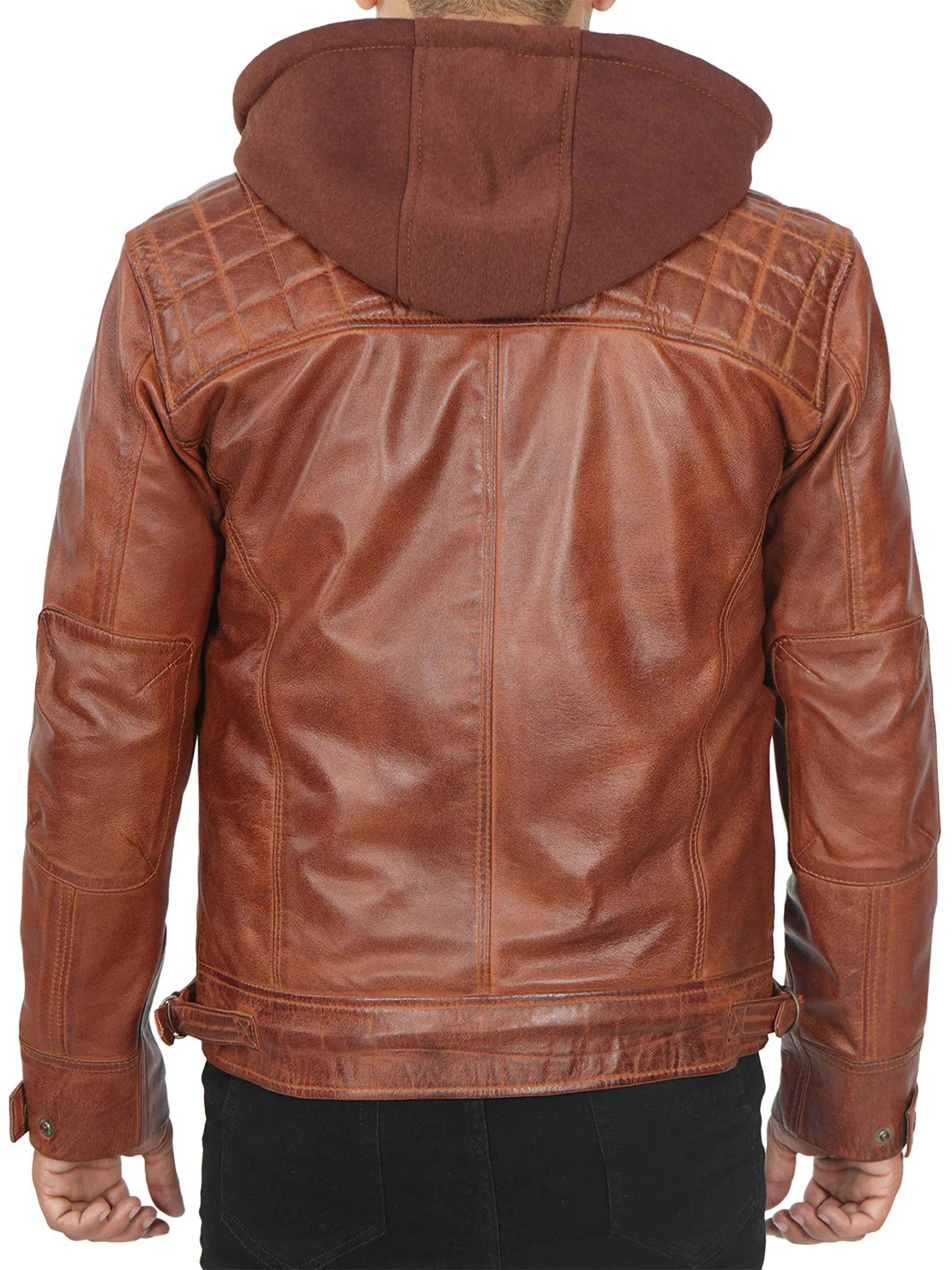 Premium leather jacket for men
